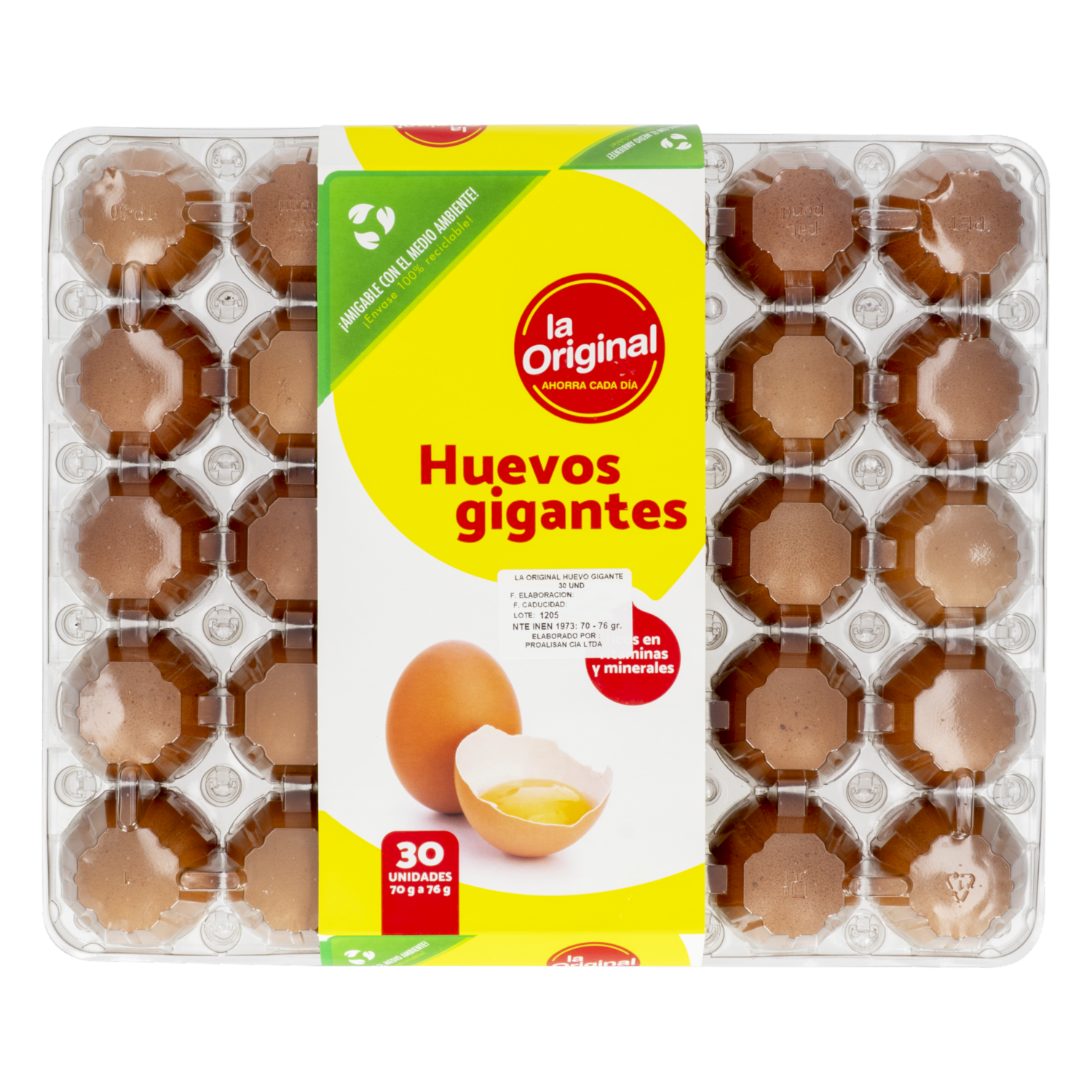 Huevos Gigantes LA ORIGINAL X 30 Uds