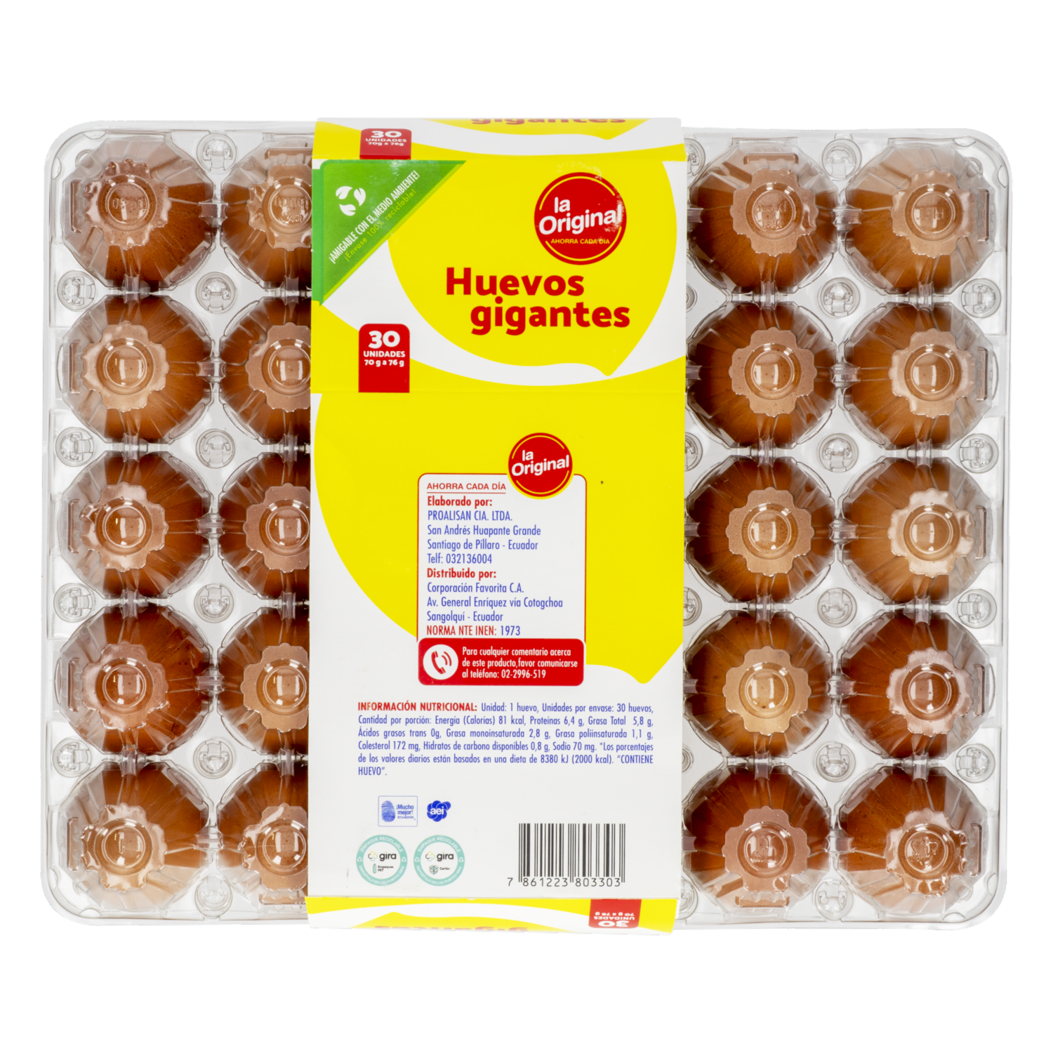 Huevos Gigantes LA ORIGINAL X 30 Uds