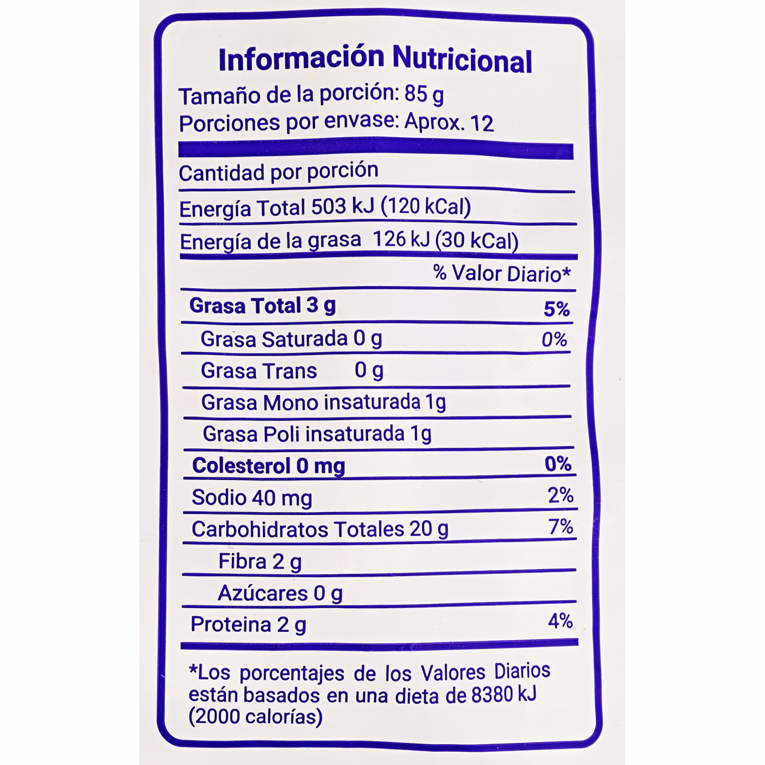Papas Fritas Corte Recto LA ORIGINAL 1 k G