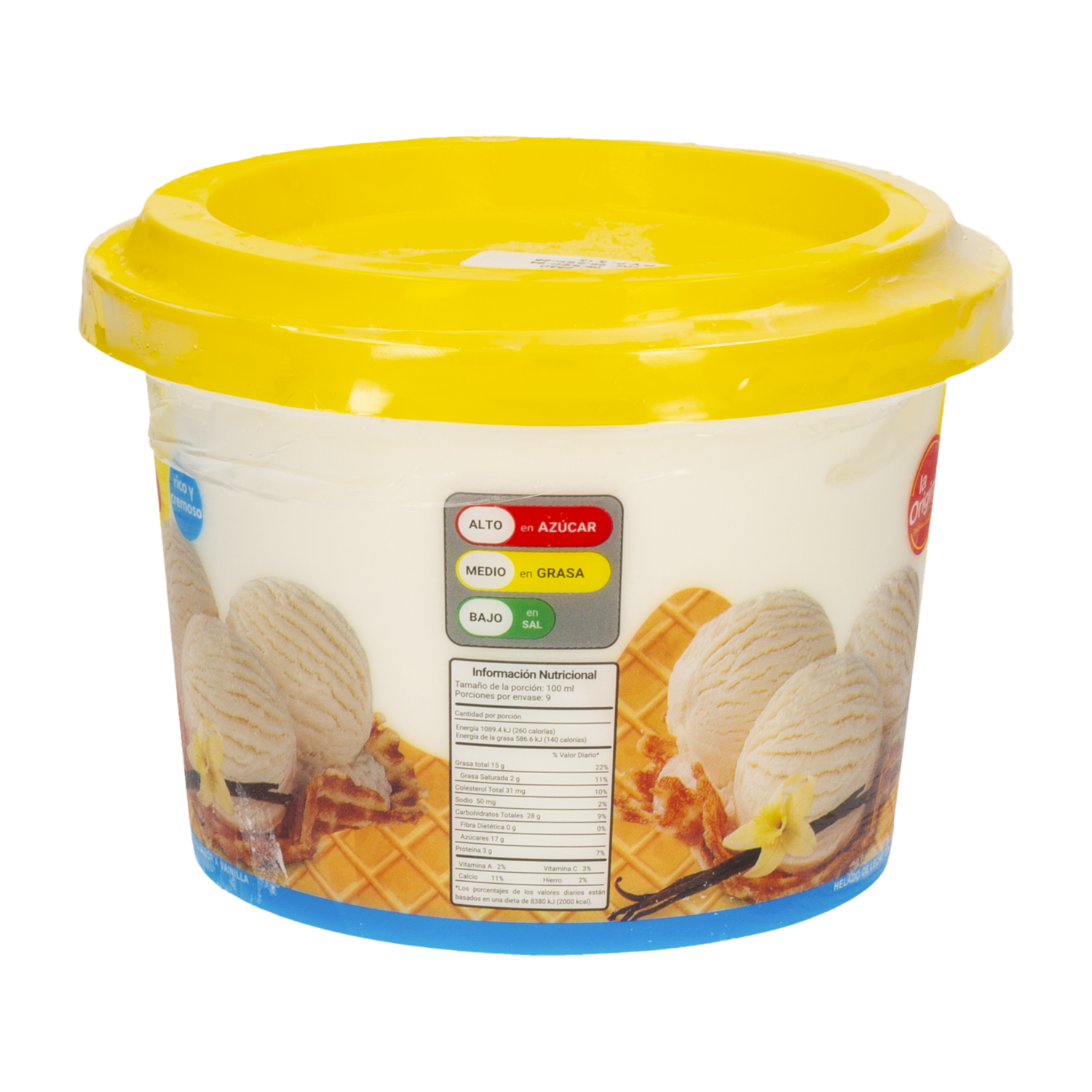 Helado Vainilla LA ORIGINAL 900 Ml