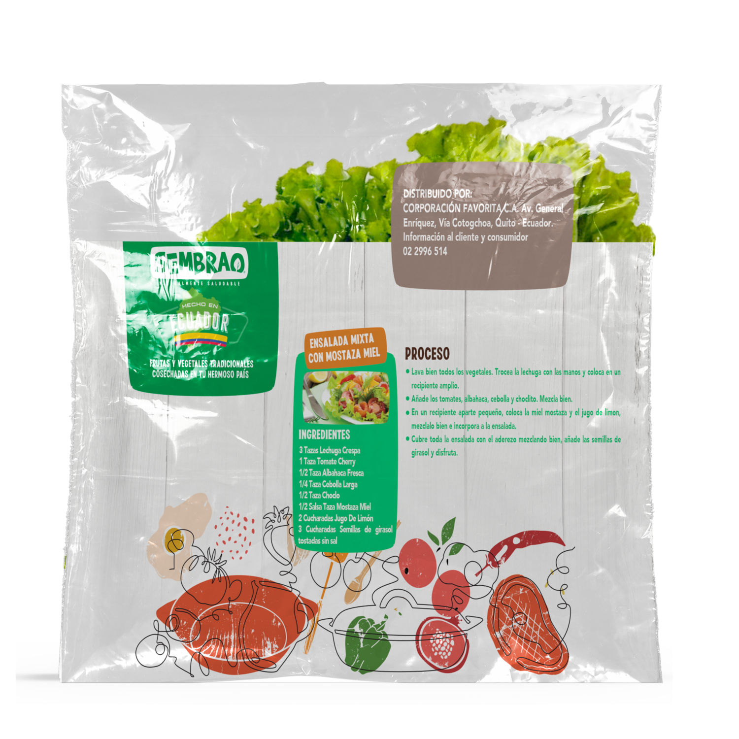 Lechuga Crespa SEMBRAO 200 G