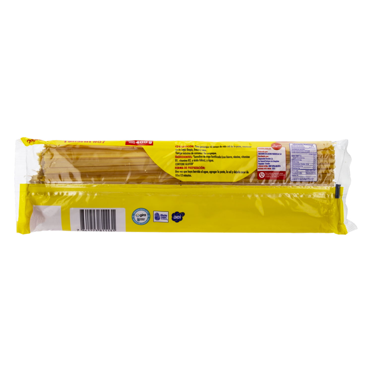 Tallarín No 87 LA ORIGINAL 400 G