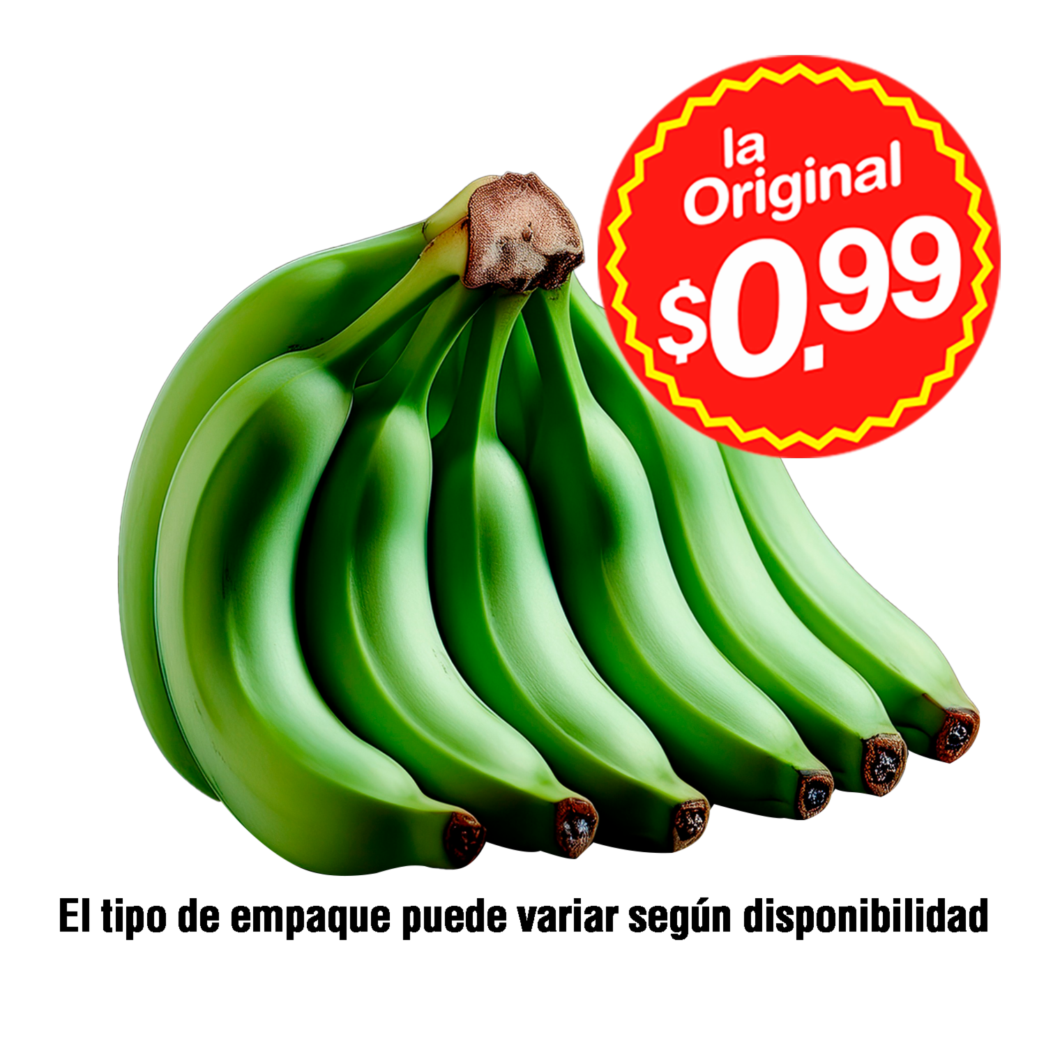 Plátano Verde LA ORIGINAL 1800 G