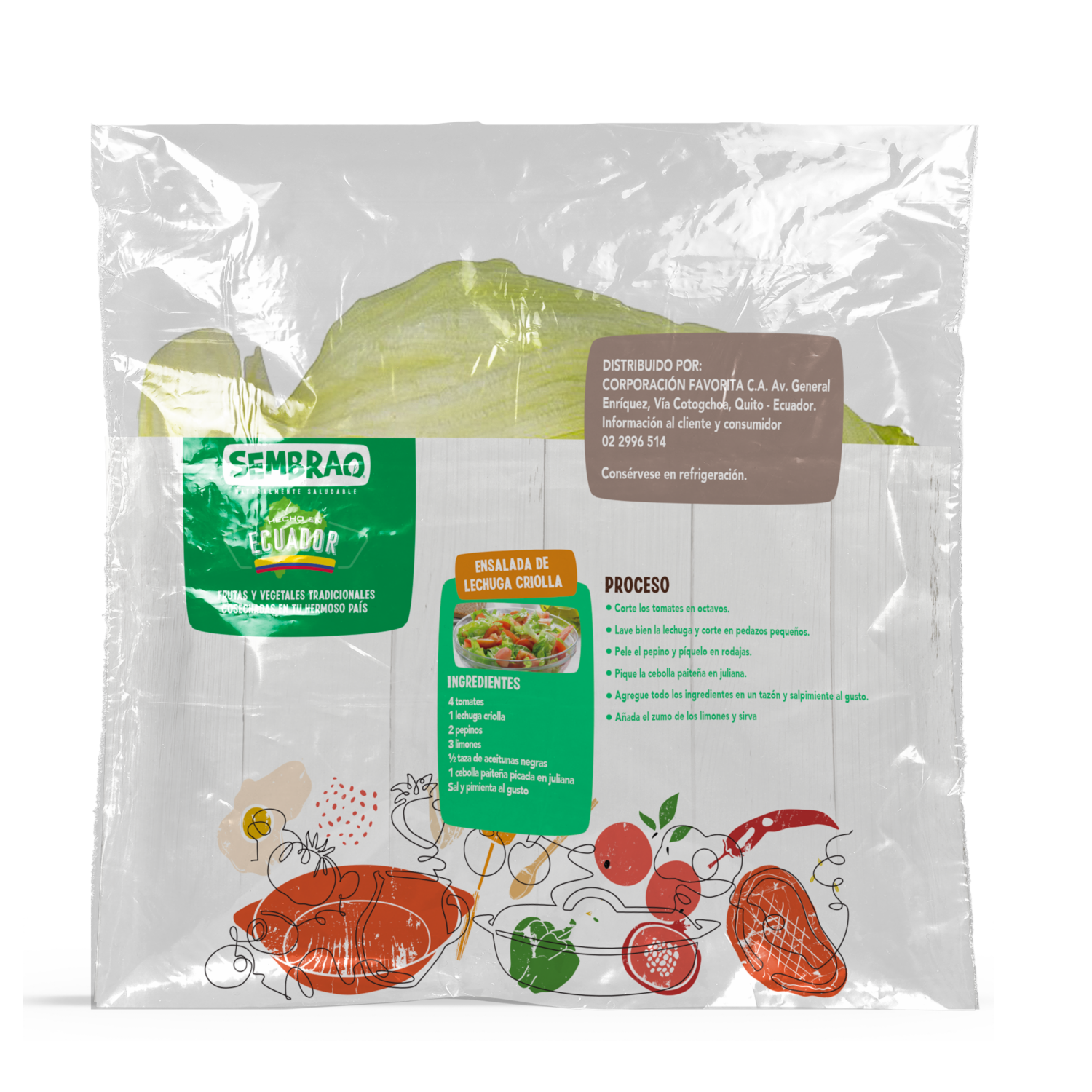 Lechuga Criolla SEMBRAO 400 G
