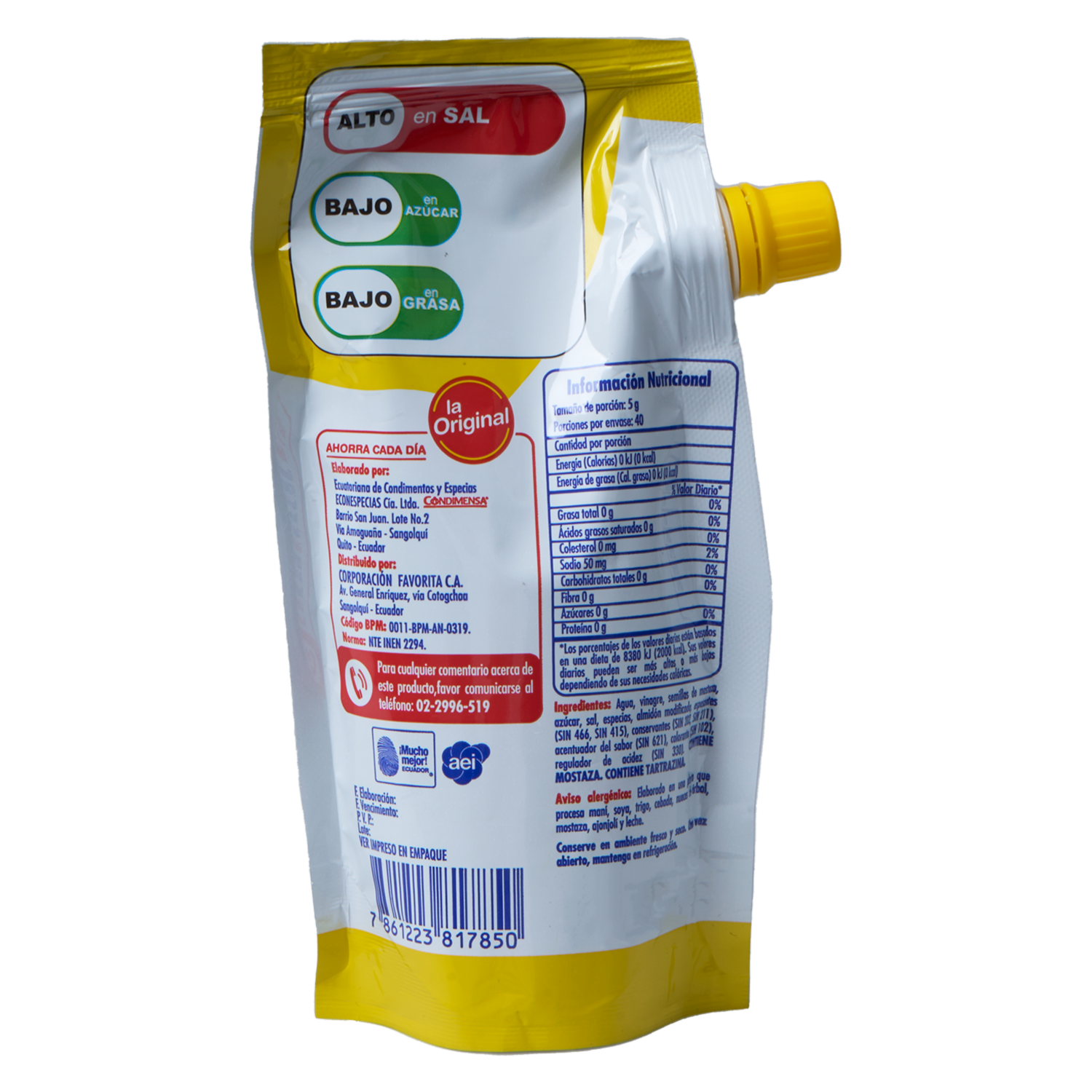 Mostaza Tradicional LA ORIGINAL 200 G