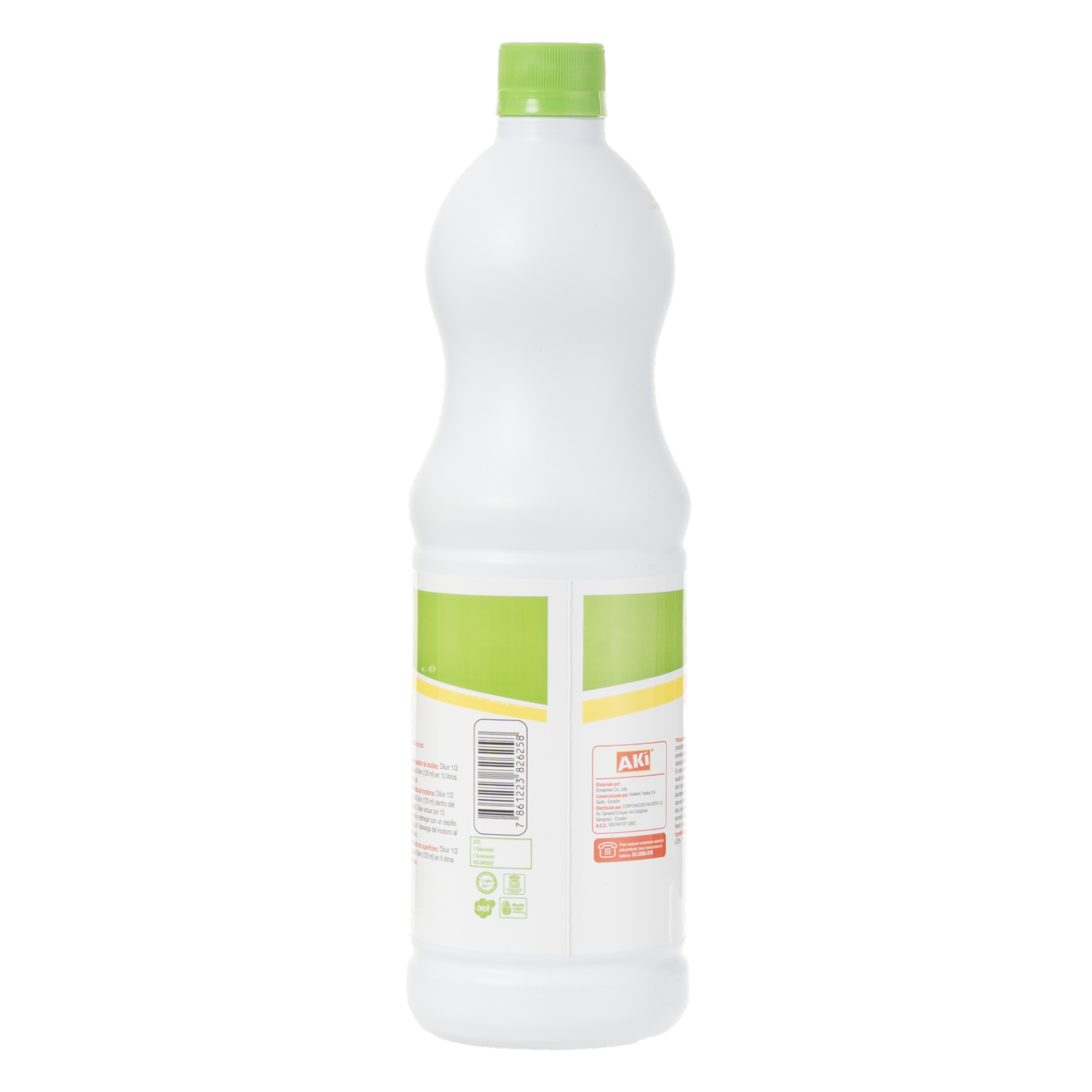 Cloro Líquido Fragancia Limón AKÍ 1000 Ml