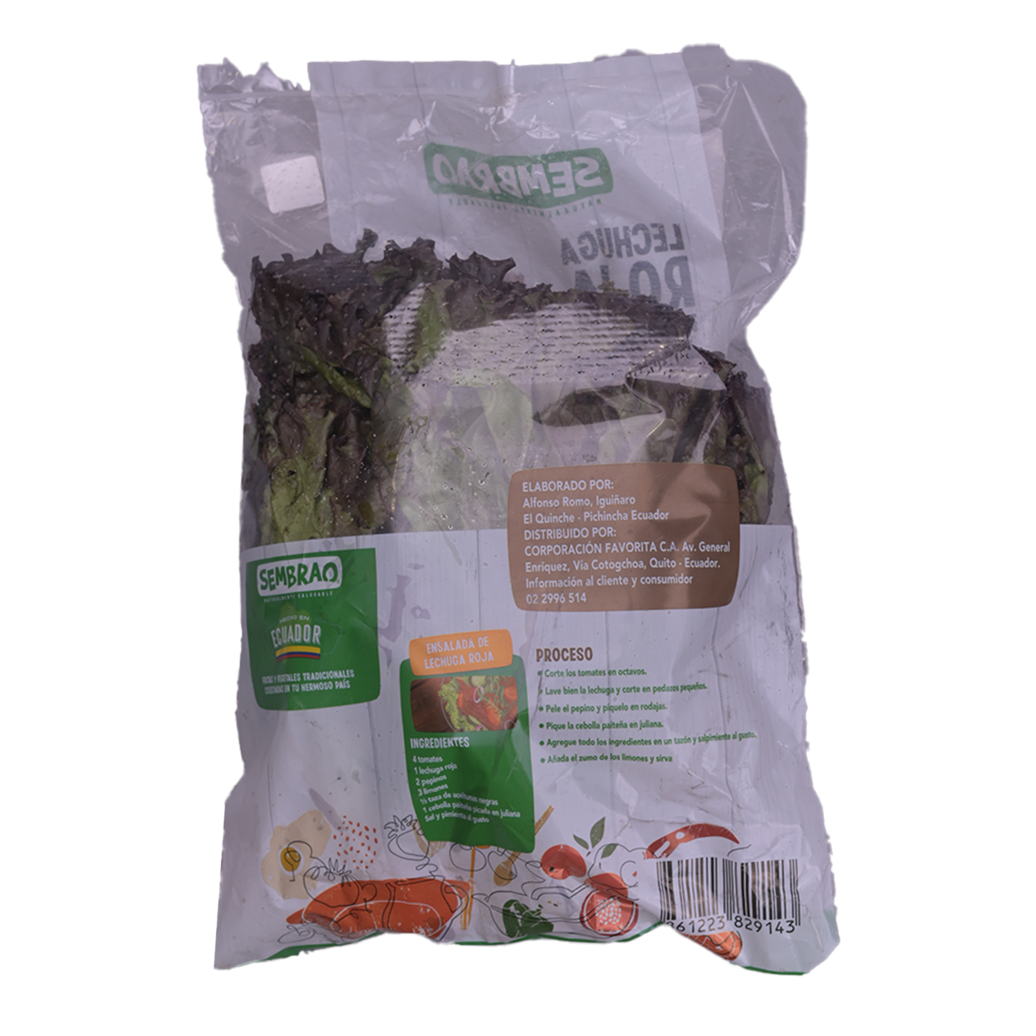 Lechuga Roja SEMBRAO 200 G