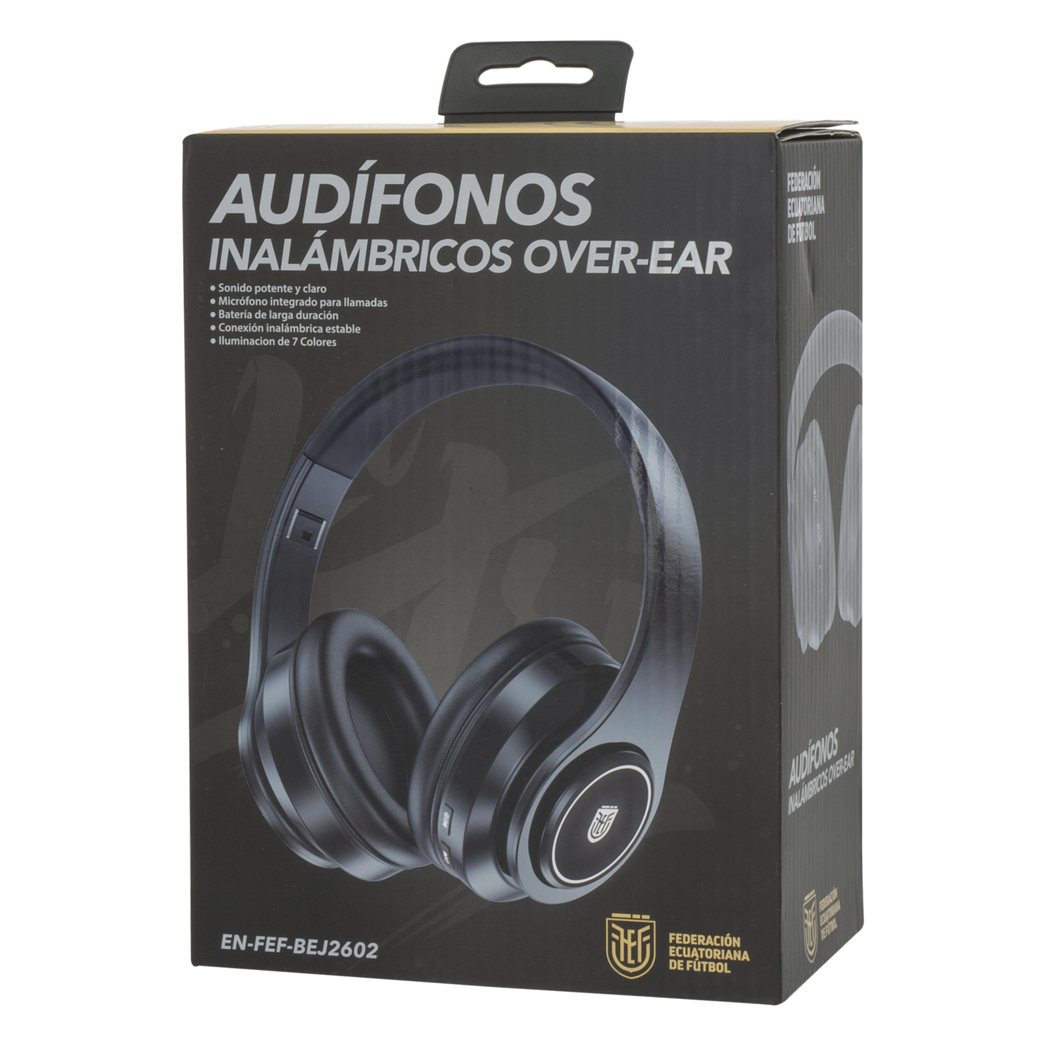Audífonos Tipo Diadema Bluetooth Negro FEF Inalámbricos