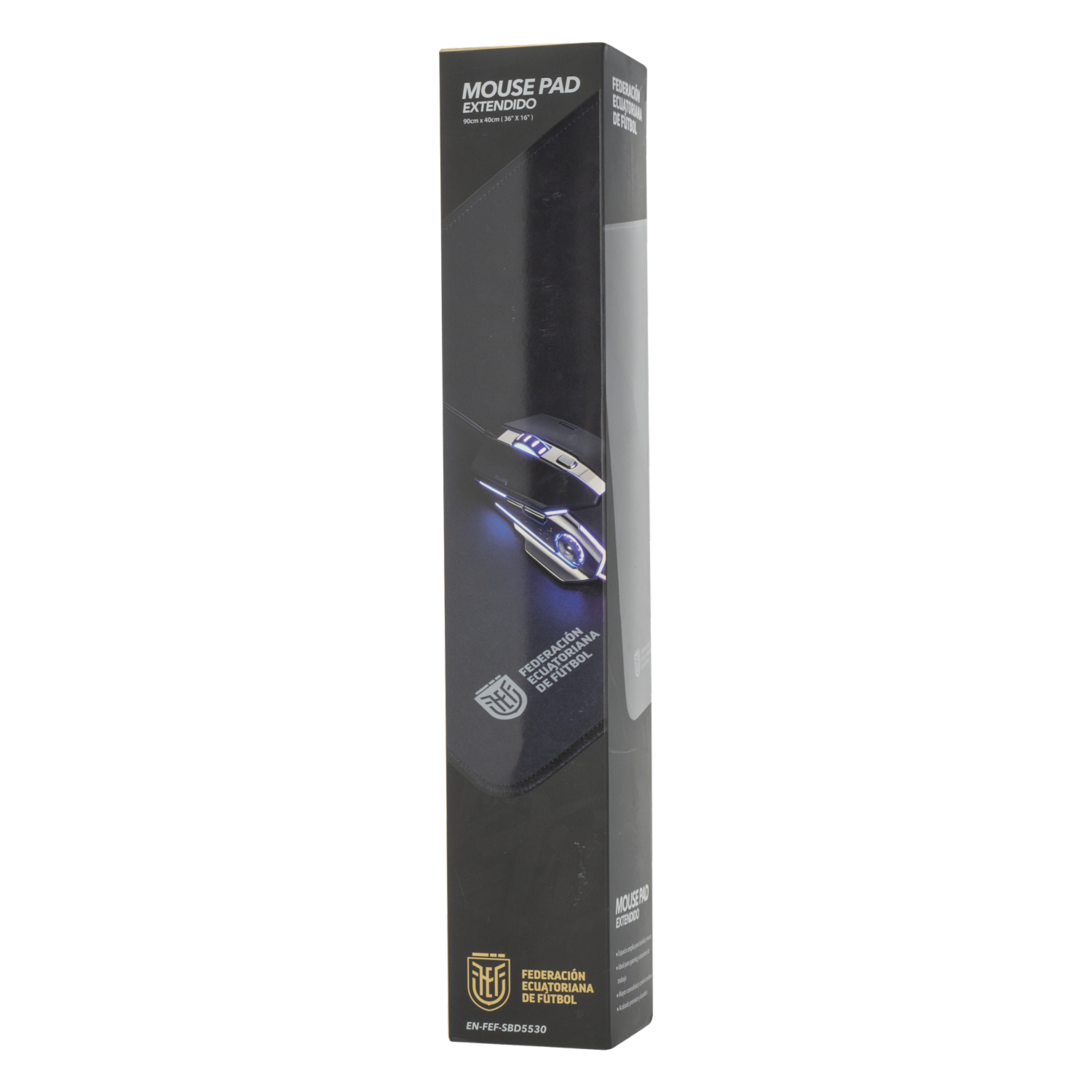 Mouse Pad Negro FEF 36″X16″