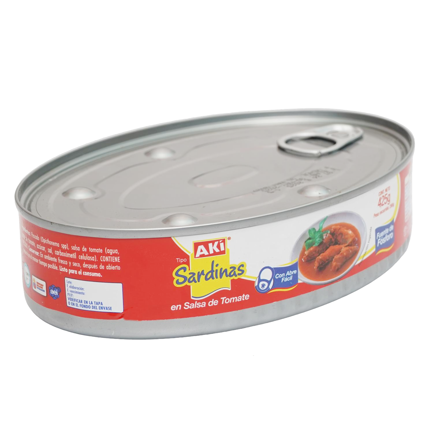 Sardinas En Salsa De Tomate Enlatadas AKÍ 425 G