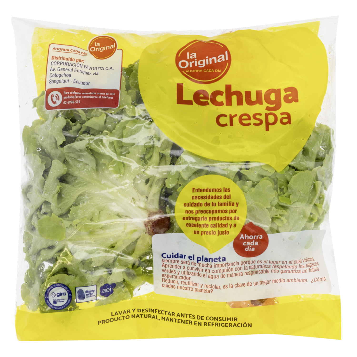 Lechuga Crespa LA ORIGINAL 180 G