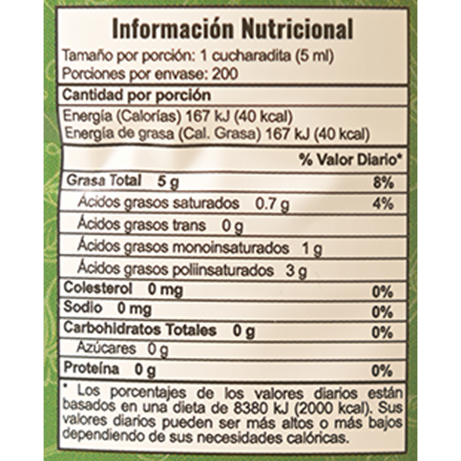 Aceite Comestible De Soya EL ARTESANAL 1 000 G