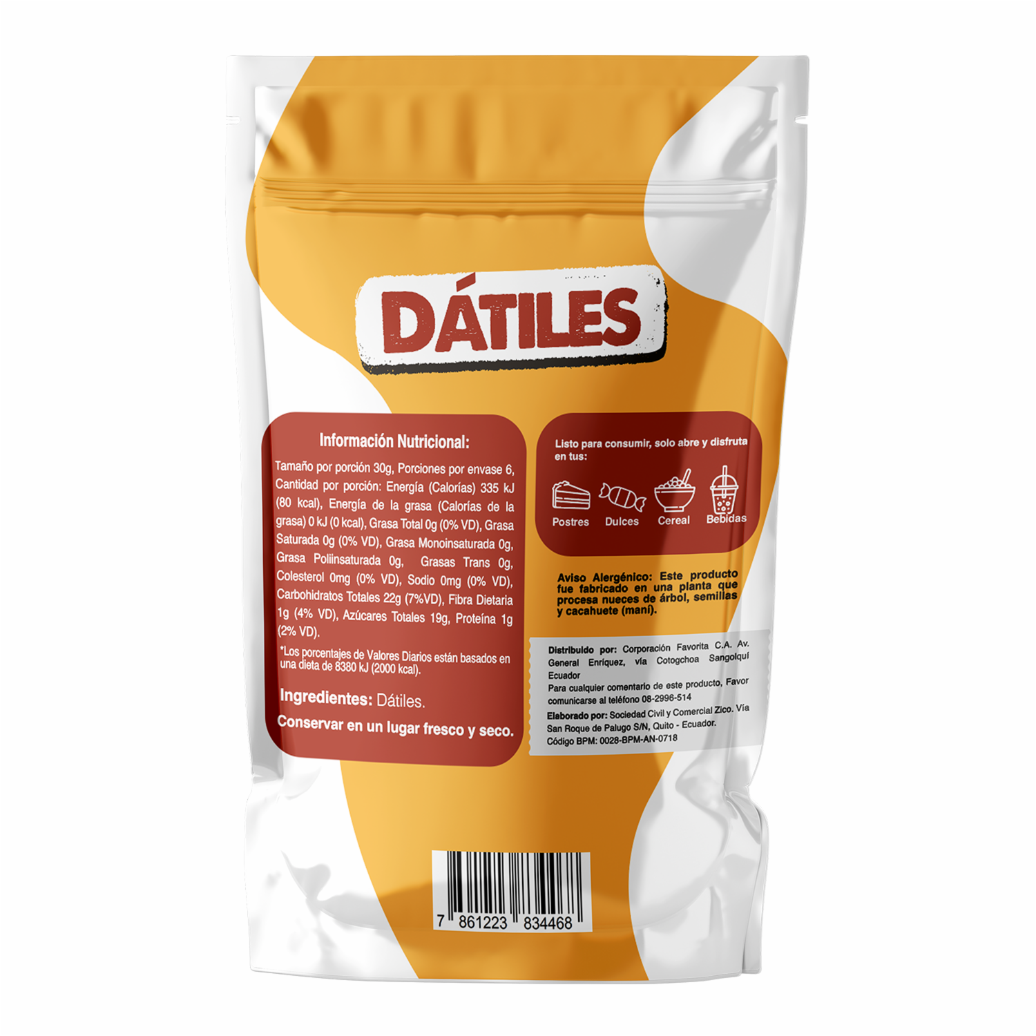 Dátiles Sin Pepa ESY 180 G