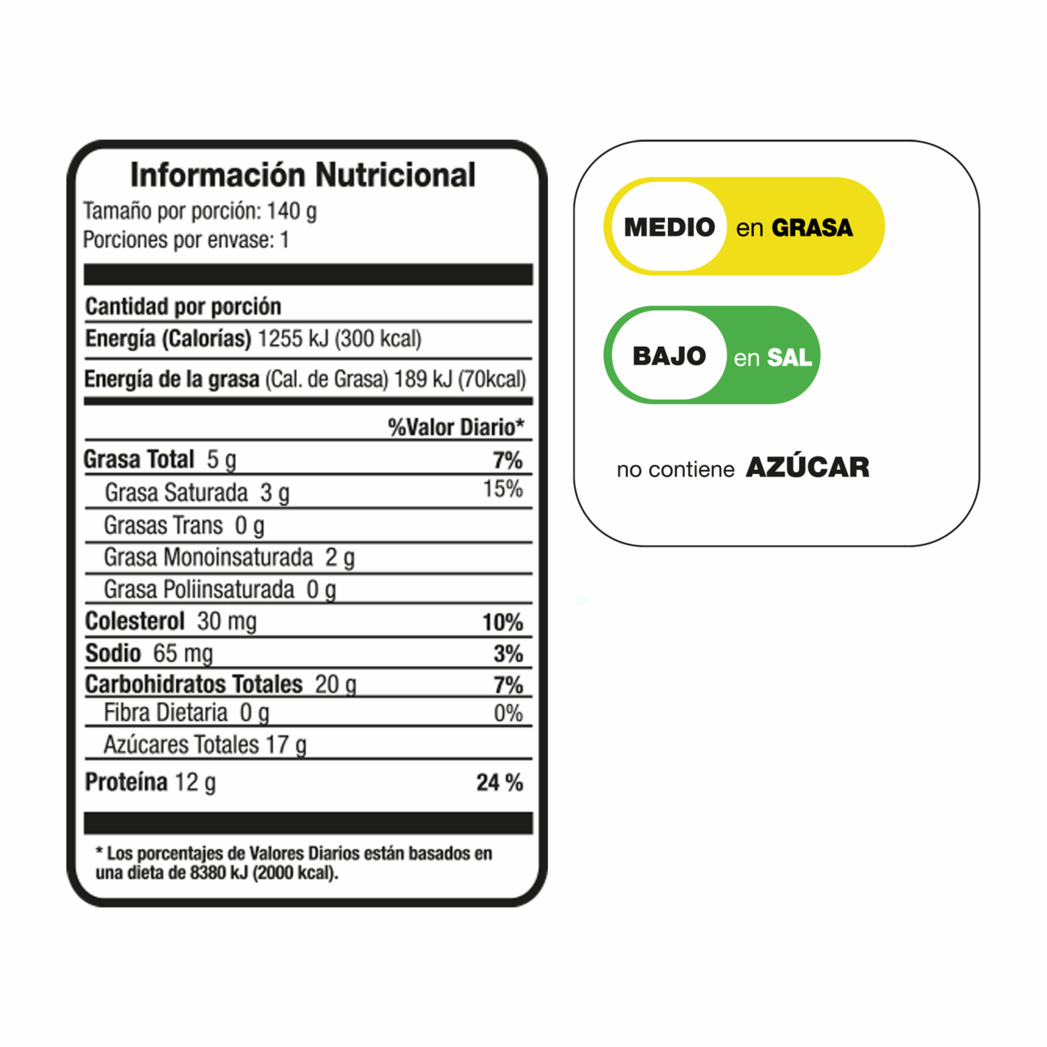 Yogurt Griego Sabor Fresa EL ARTESANAL 140 G