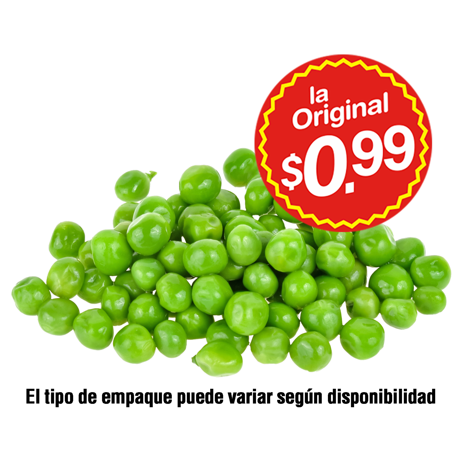 Arvejas Frescas LA ORIGINAL 340 G