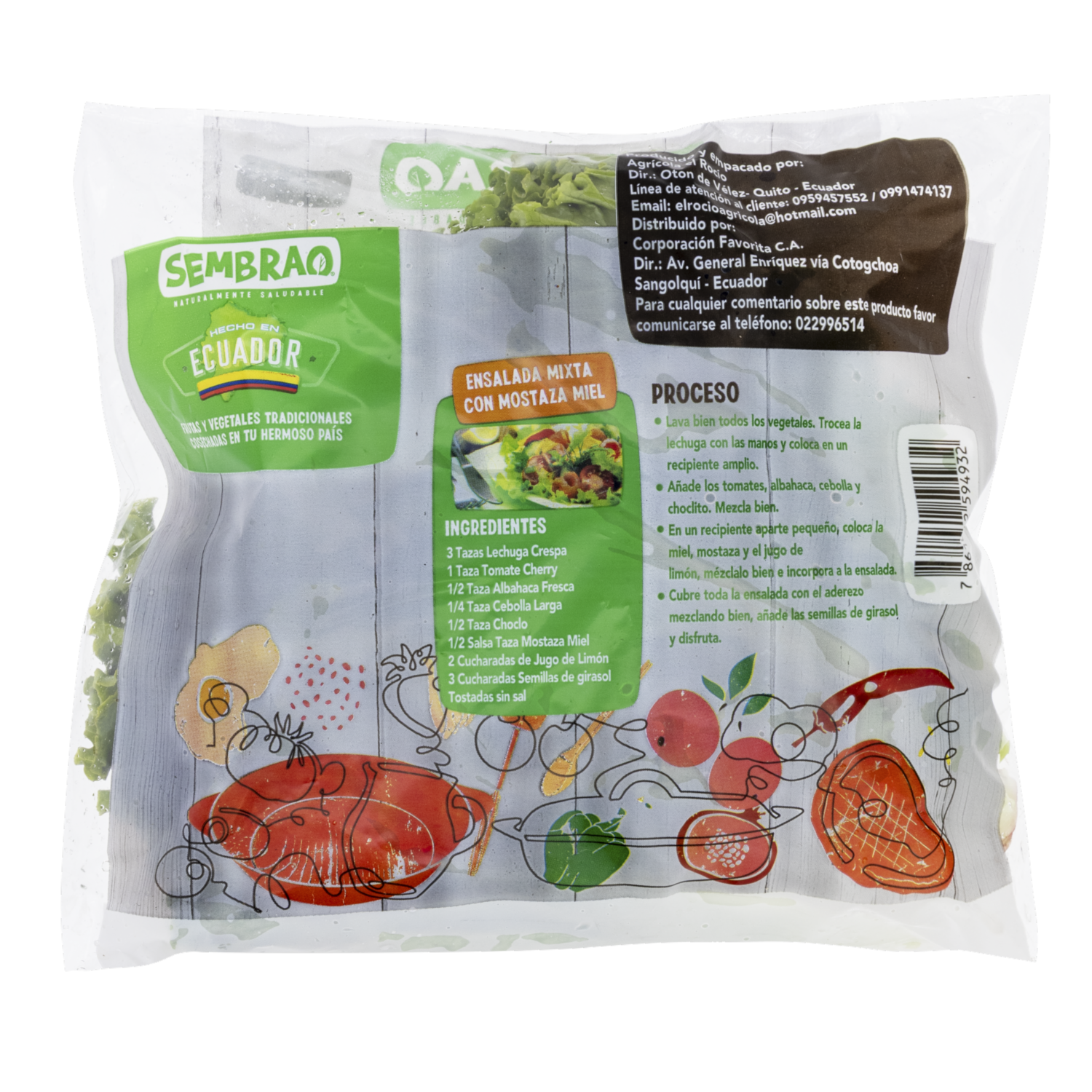 Lechuga Crespa SEMBRAO 200 G