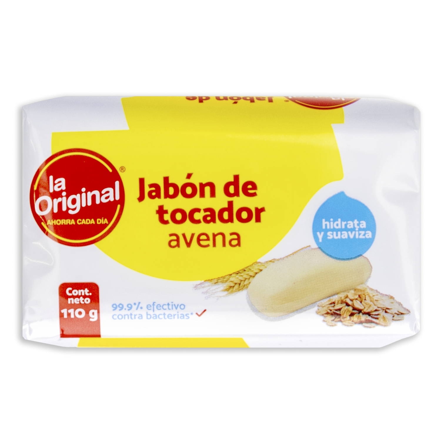 Jabón En Barra De Tocador Con Avena LA ORIGINAL 110 G