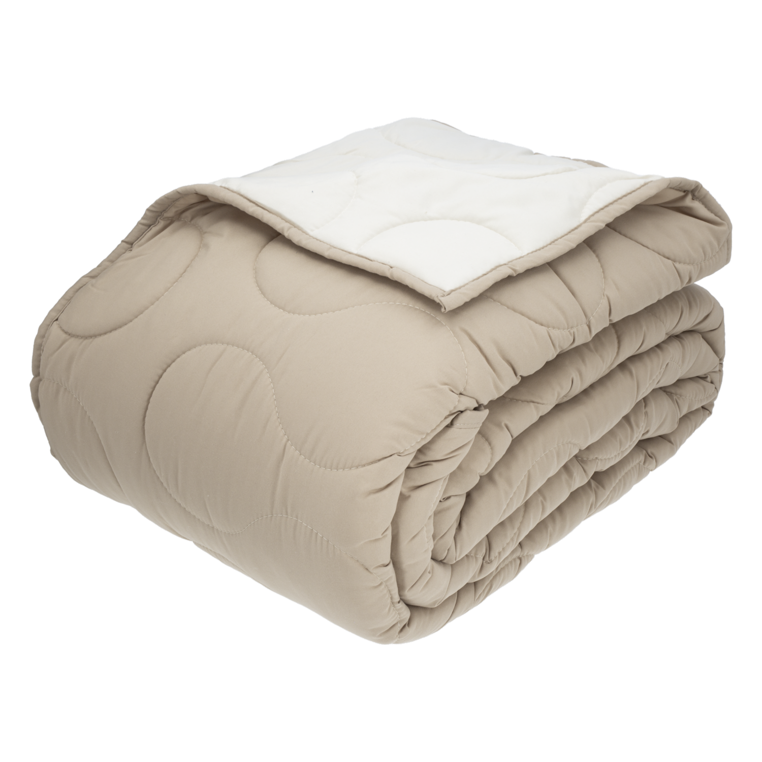 Cobertor Diseño Llano Beige FREE HOME 2 Plazas