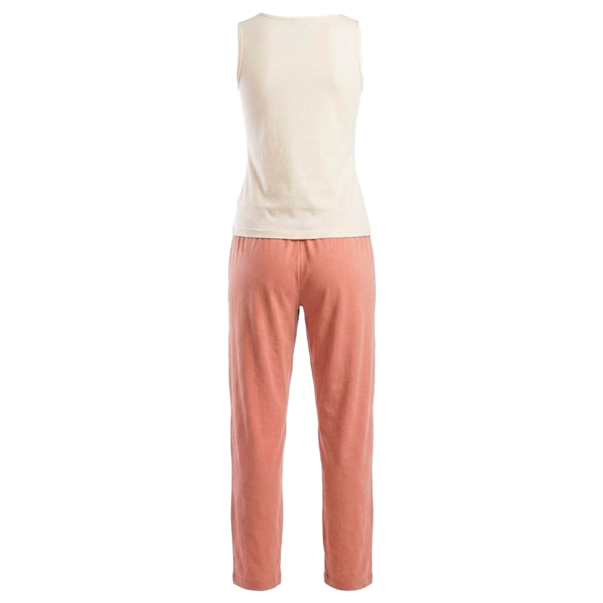 Pijama Cuello Redondo Sin Mangas Con Pantalón GK BASIC