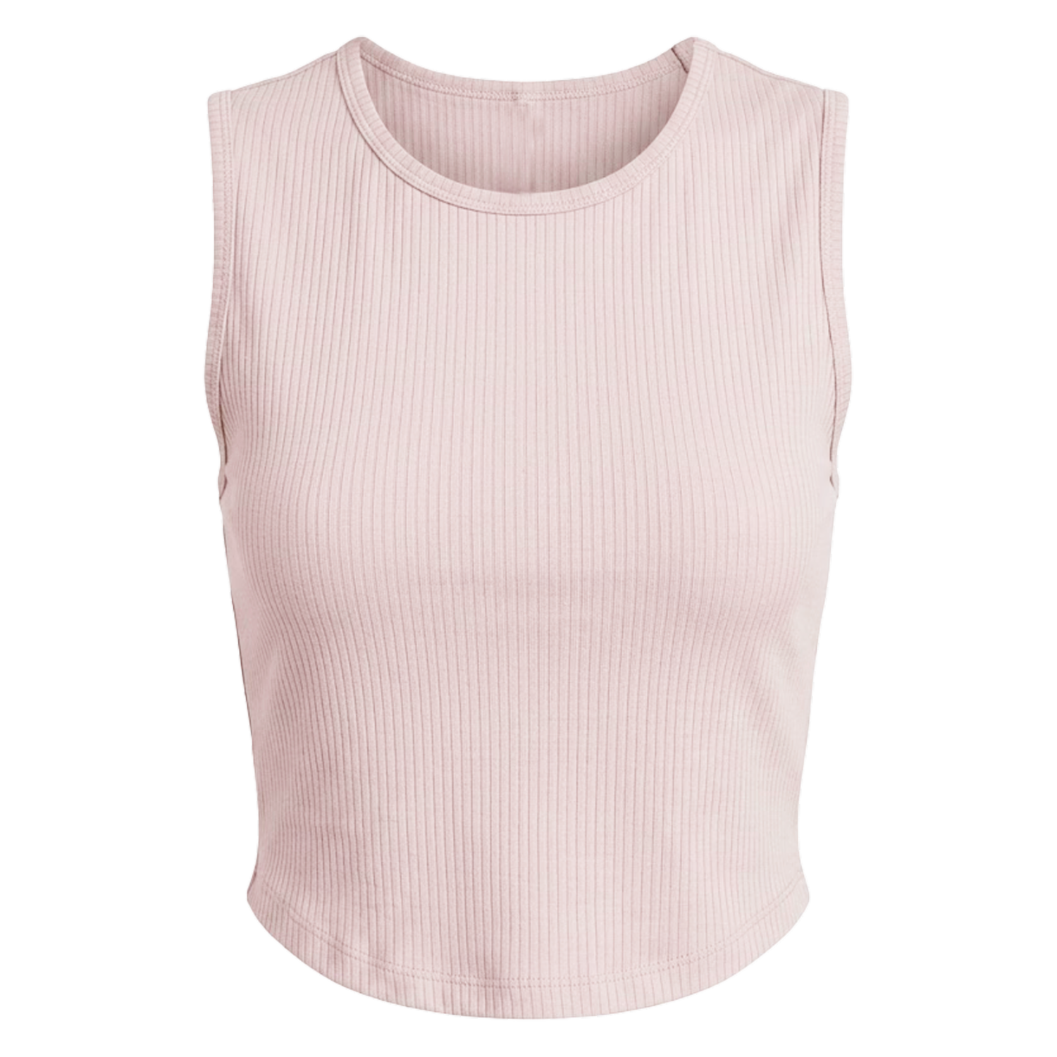 Bvd Crop Top Cuello Redondo Ribb GK BASIC