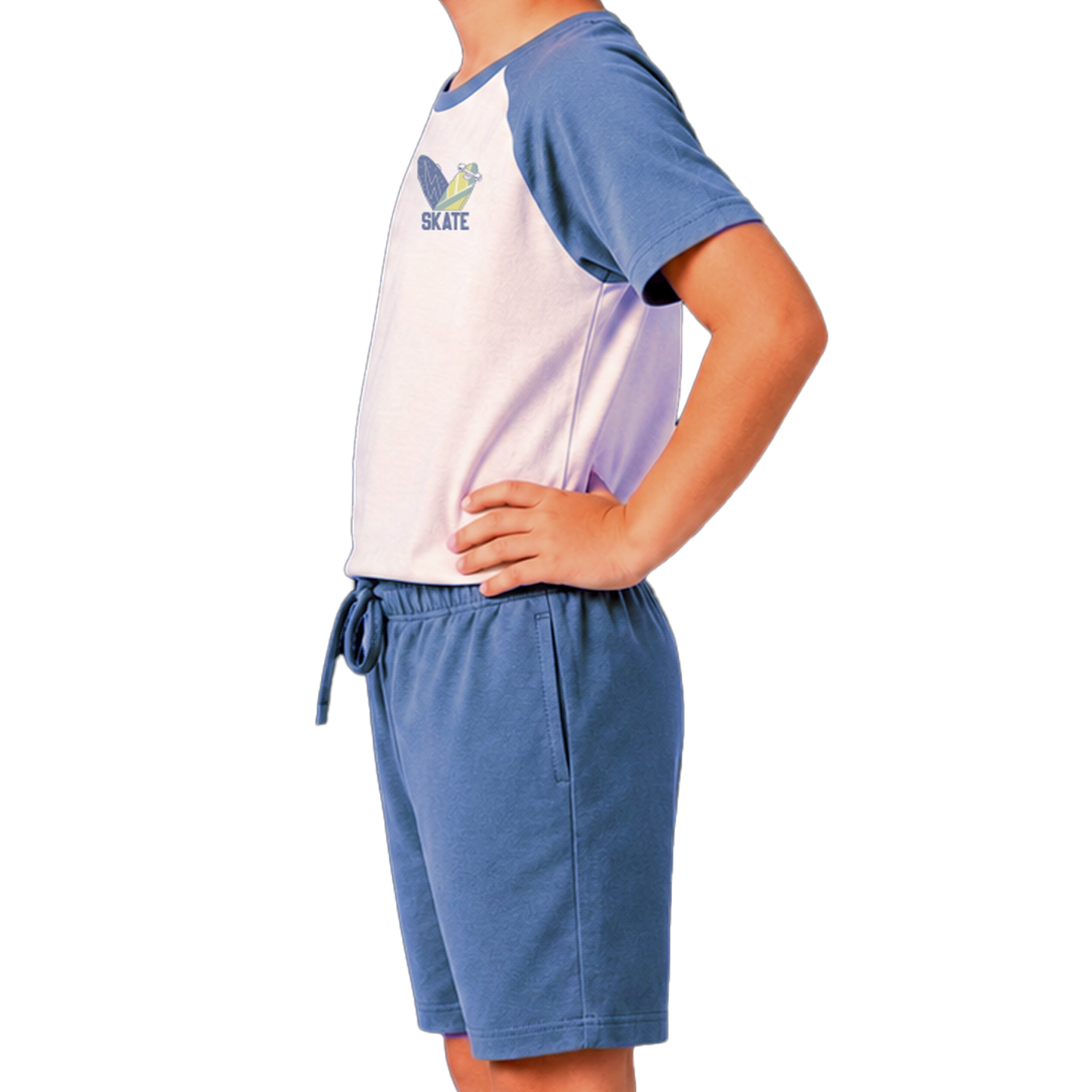 Pijama Cuello Redondo Manga Corta Y Bermuda GK BASIC