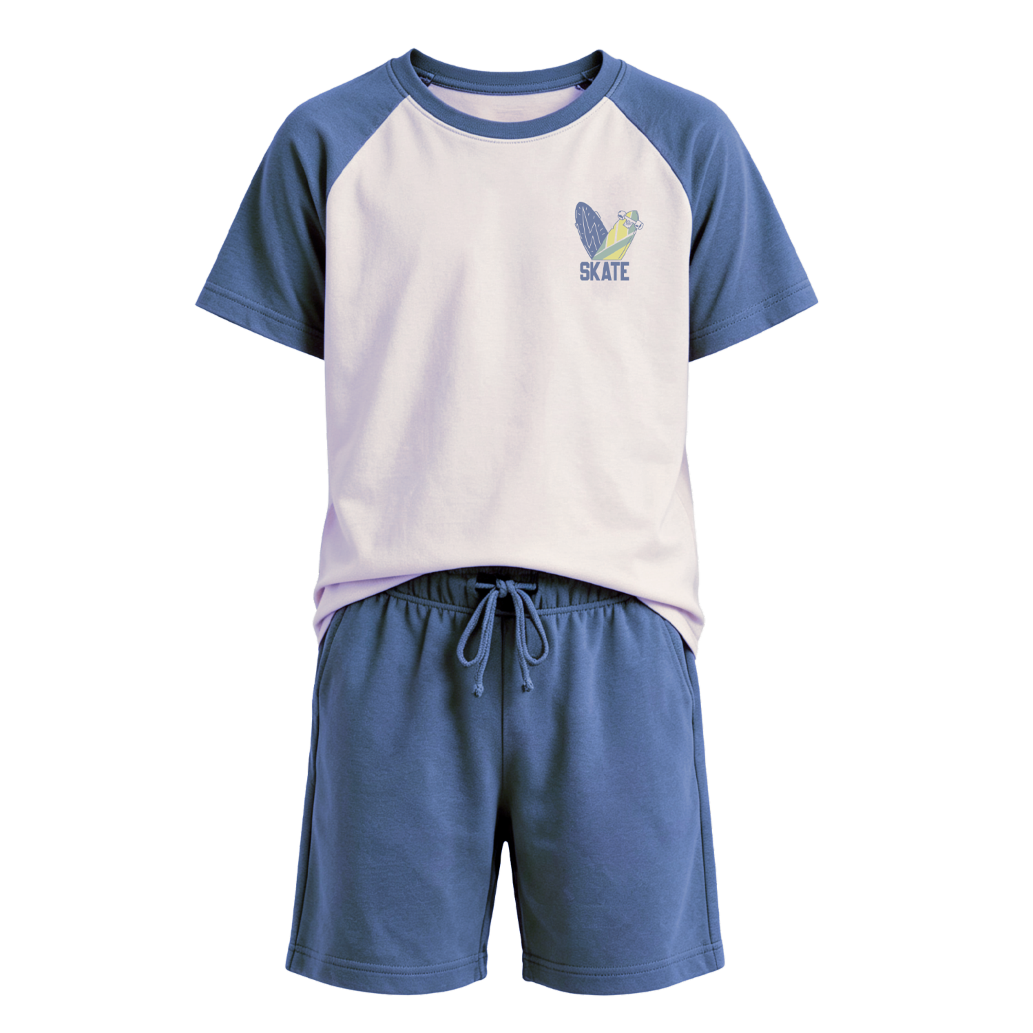 Pijama Cuello Redondo Manga Corta Y Bermuda GK BASIC