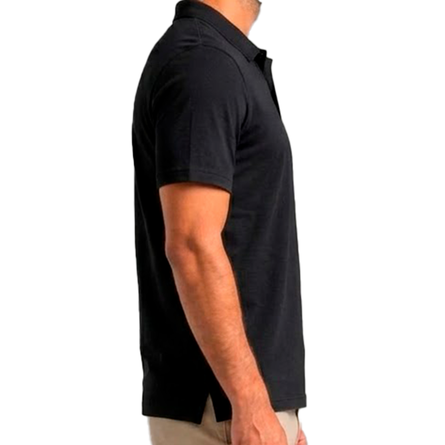 Camiseta Polo Cuello Sport Con Botones Manga Corta GK BASIC