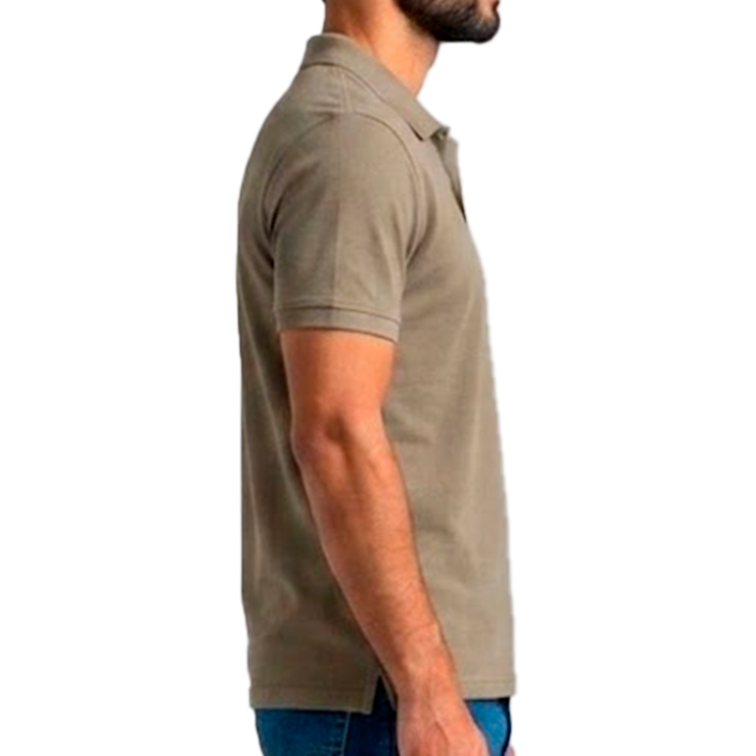 Camiseta Polo Cuello Sport Con Botones Manga Corta GK BASIC
