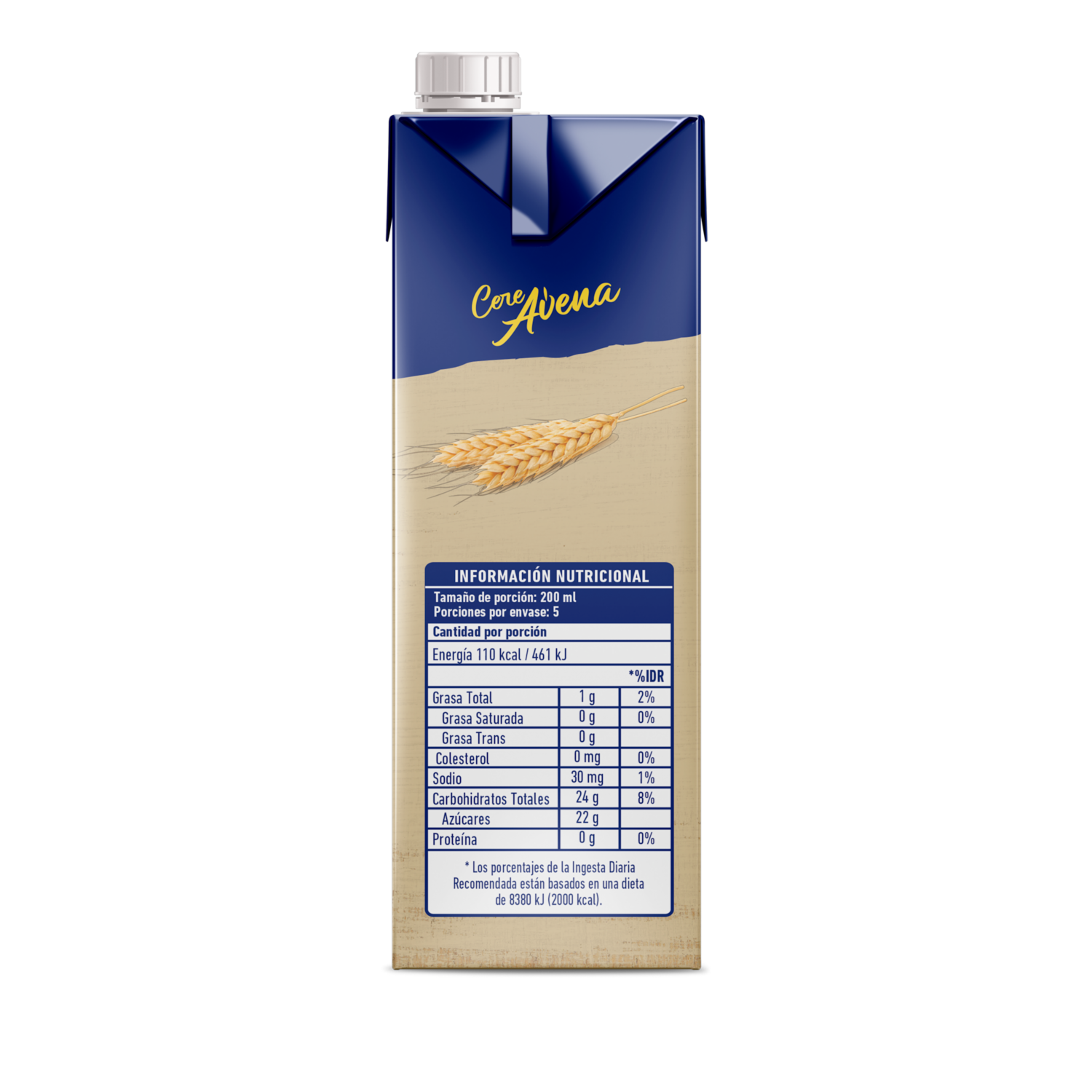 Bebida De Avena Uht Con Maracuyá CEREAVENA 1000 Ml