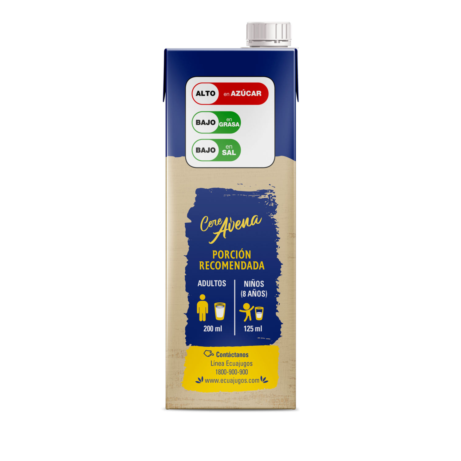 Bebida De Avena Uht Con Maracuyá CEREAVENA 1000 Ml