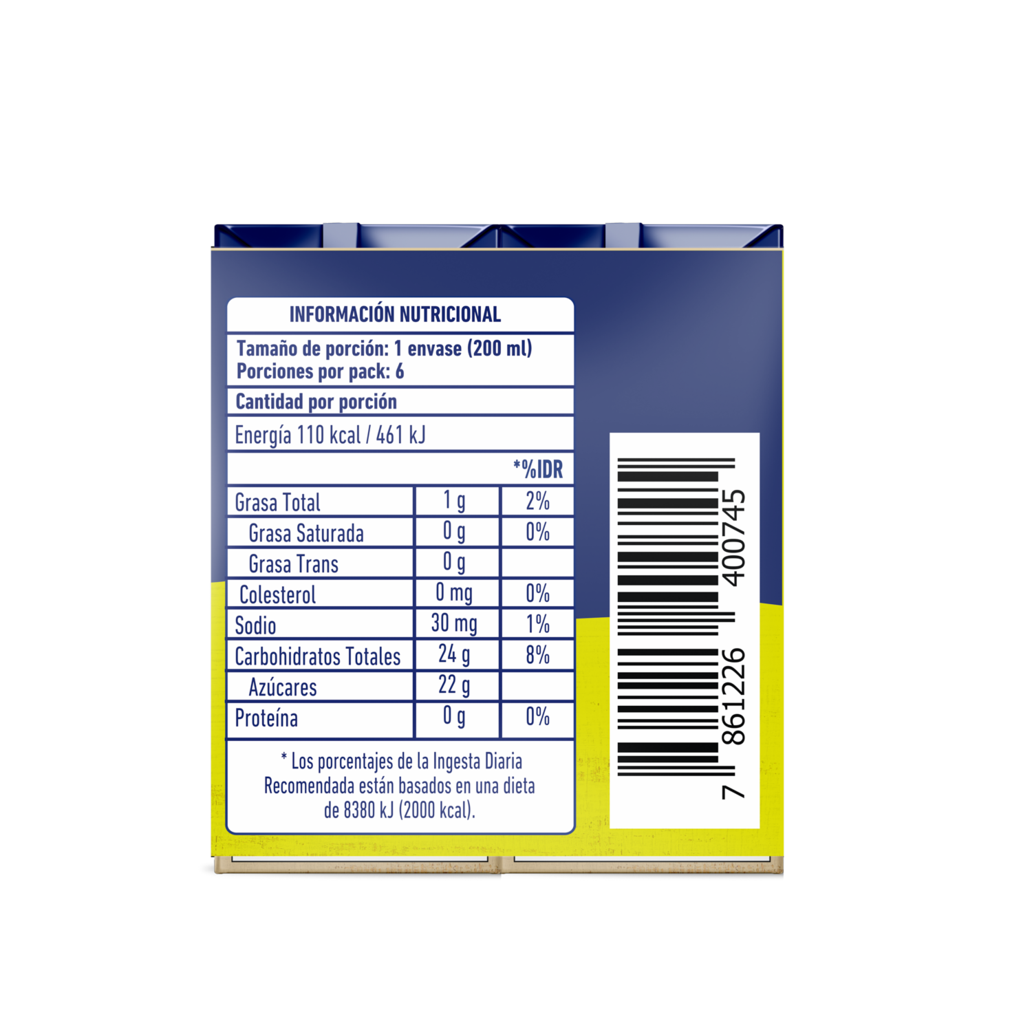 Bebida De Avena Uht Con Naranjilla CEREAVENA 6X200 Ml