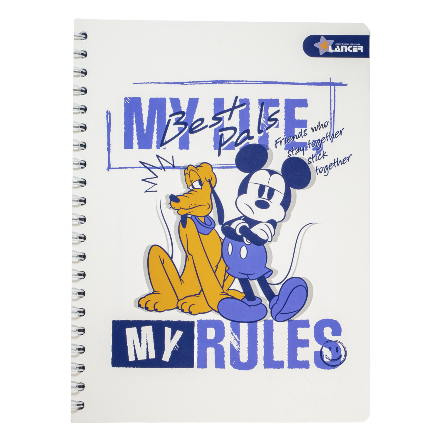 Cuaderno Universitario De  1 Línea Mickey DISNEY 100 Hojas