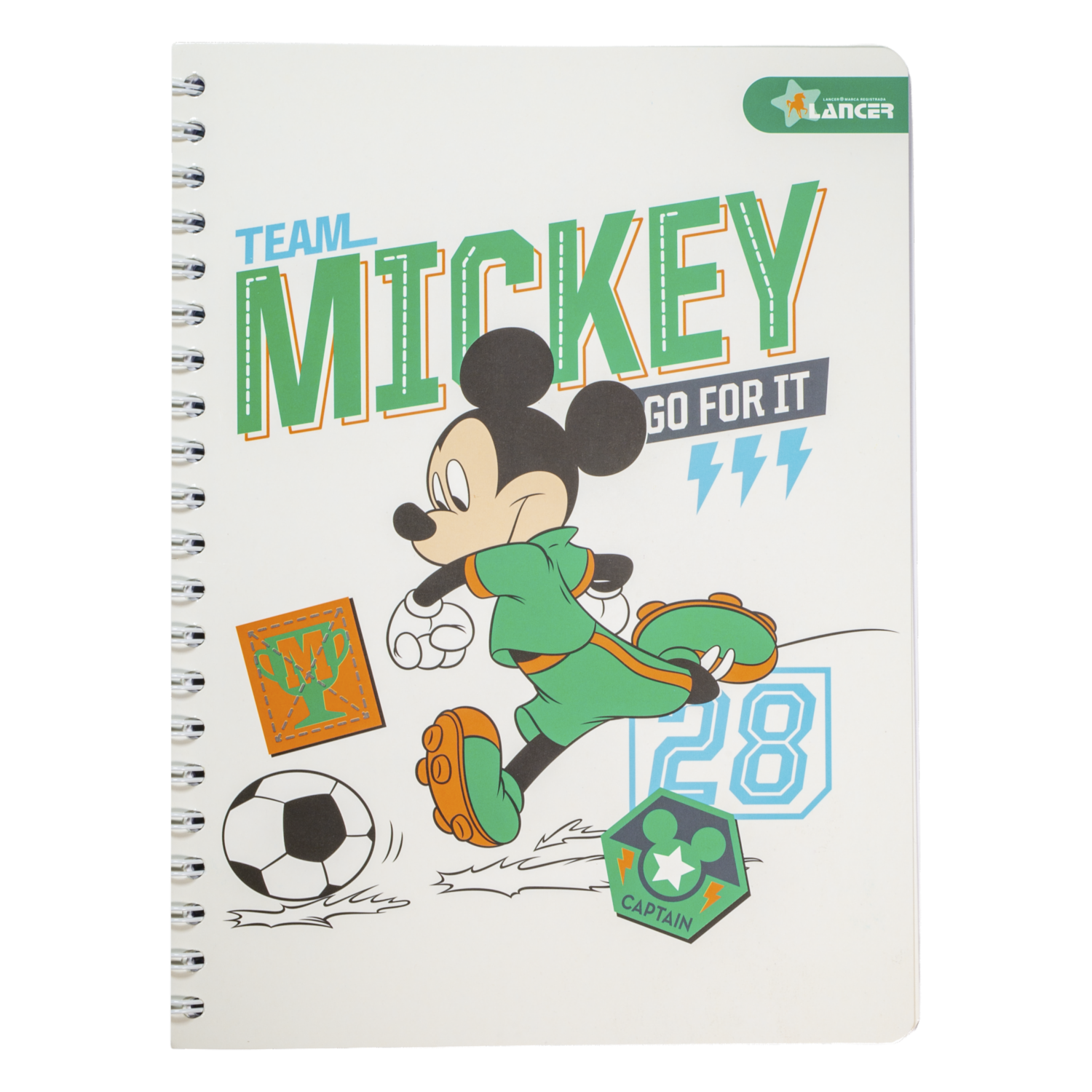 Cuaderno Universitario De  1 Línea Mickey DISNEY 100 Hojas