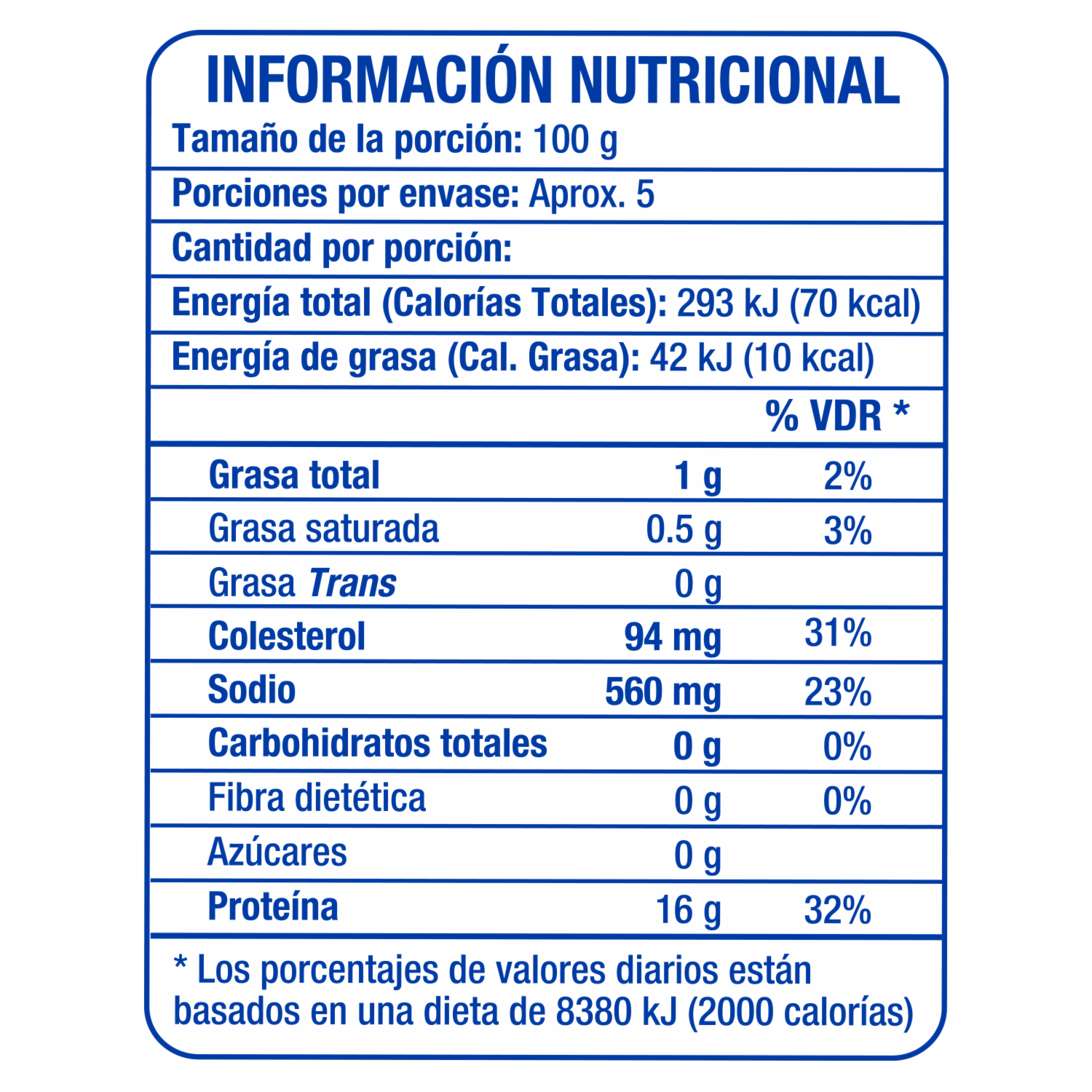 Camarón Congelado Pelado Y Desvenado Línea Diaria REAL 454 G