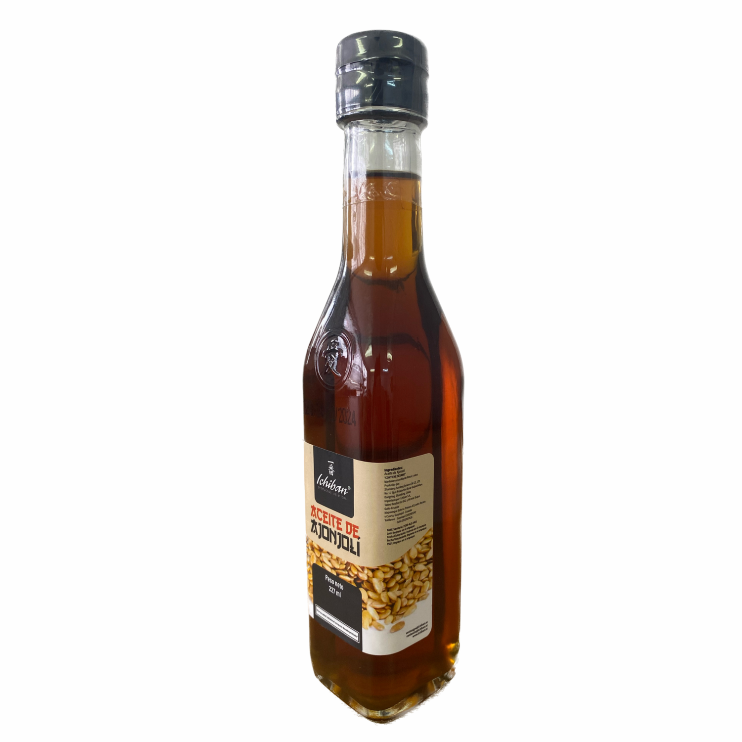 Aceite De Ajonjolí Vegetal ICHIBAN 227 Ml