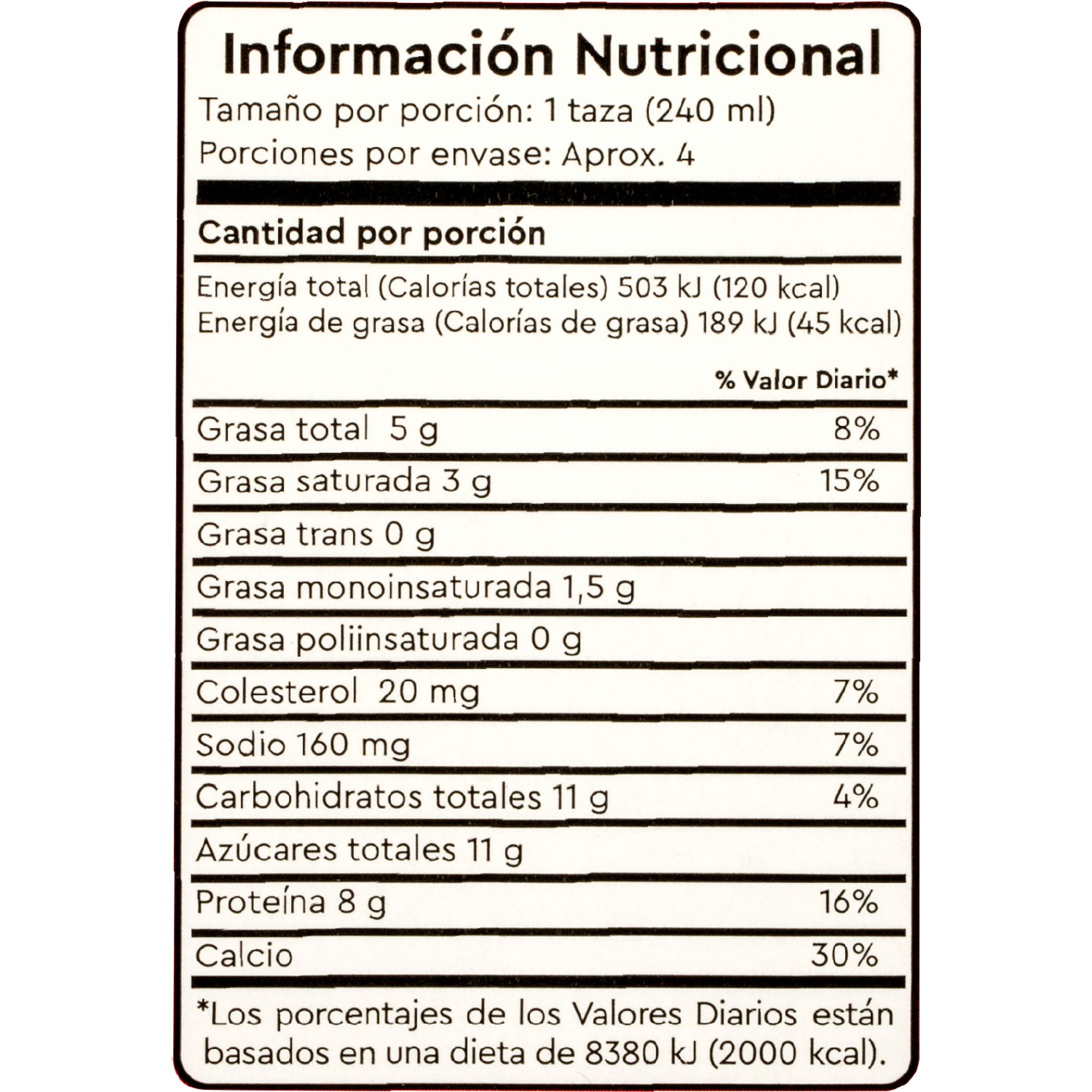 Leche Deslactosada Larga Vida UHT TRÜ 1 Litro