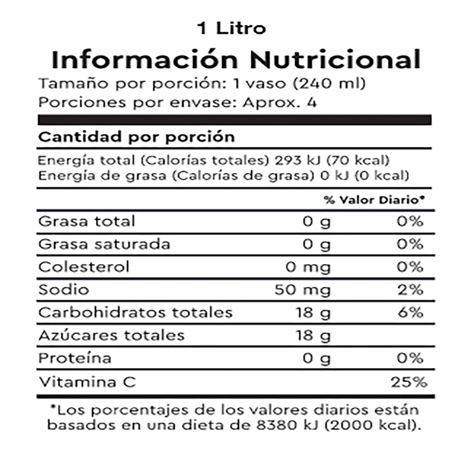 Néctar De Durazno TRÜ 1000 Ml
