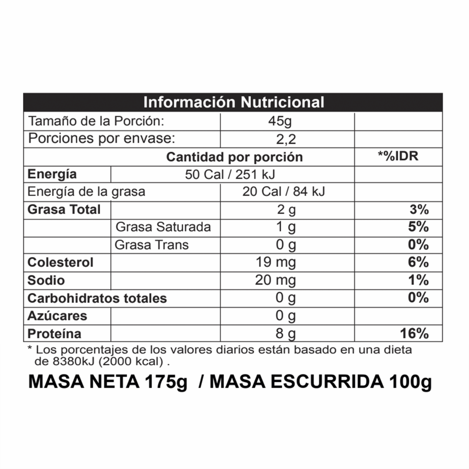 Carne De Cangrejo Cocida En Salmuera Con Abre Fácil CANGREJO MANGLAR 175 G