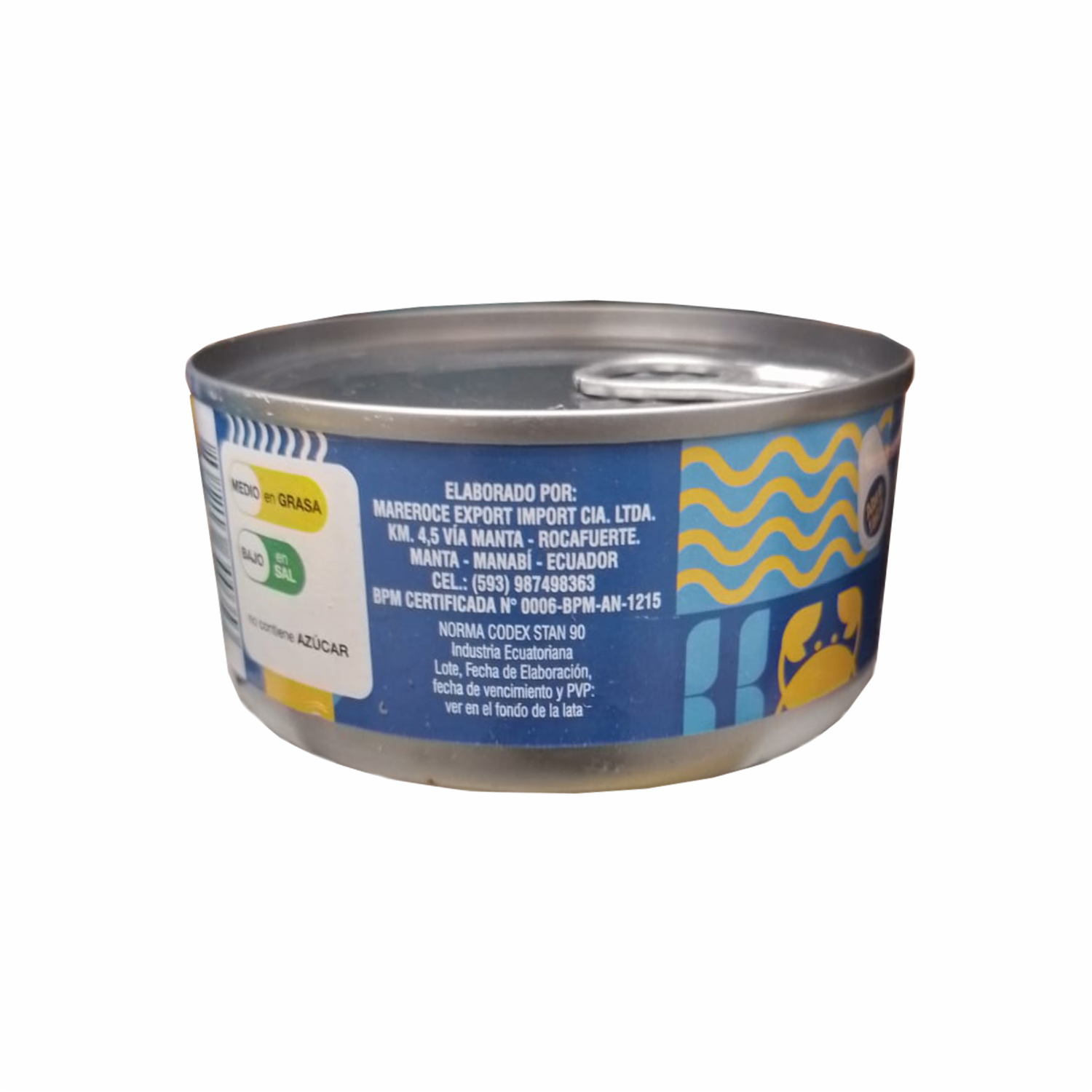 Carne De Cangrejo Cocida En Salmuera Con Abre Fácil CANGREJO MANGLAR 175 G