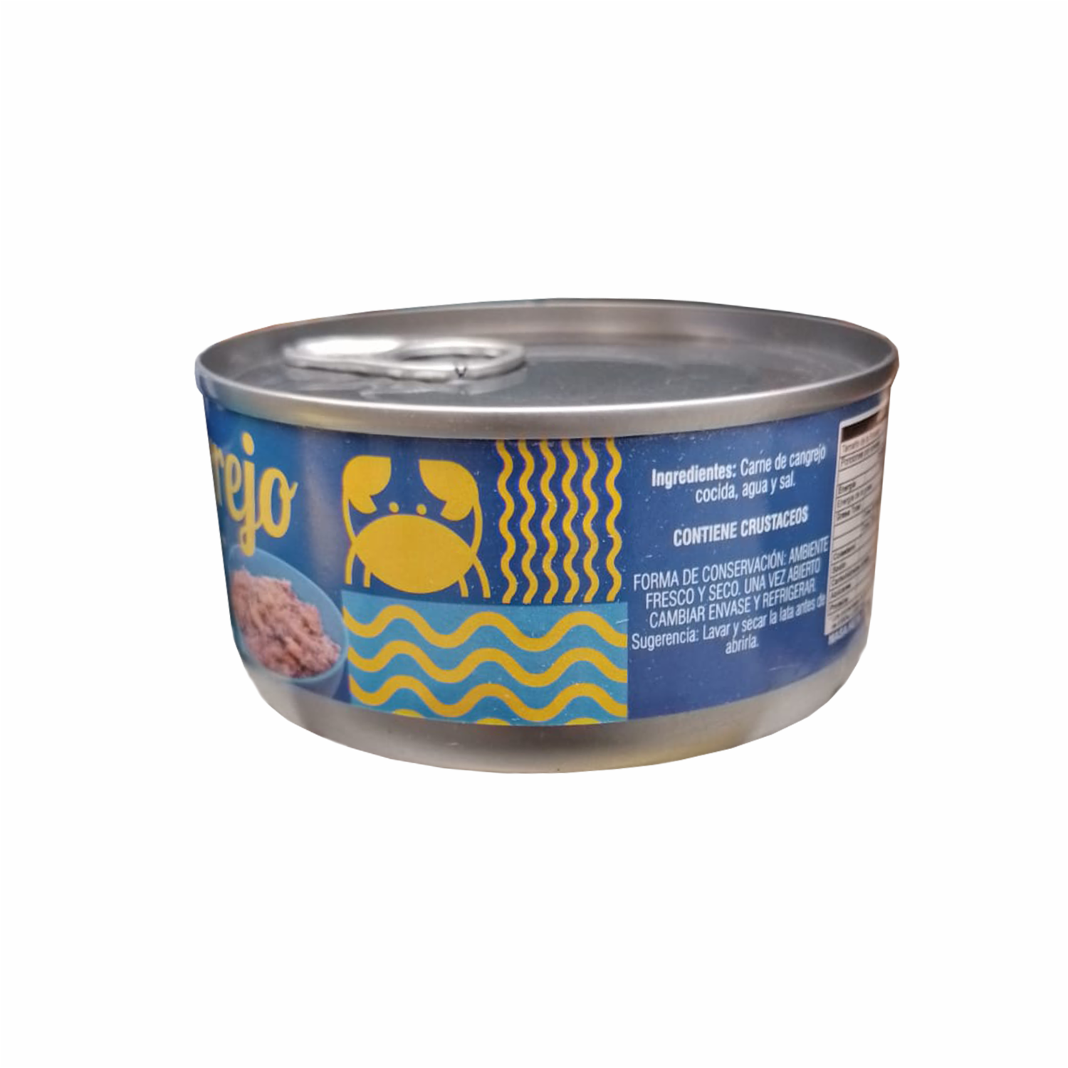 Carne De Cangrejo Cocida En Salmuera Con Abre Fácil CANGREJO MANGLAR 175 G