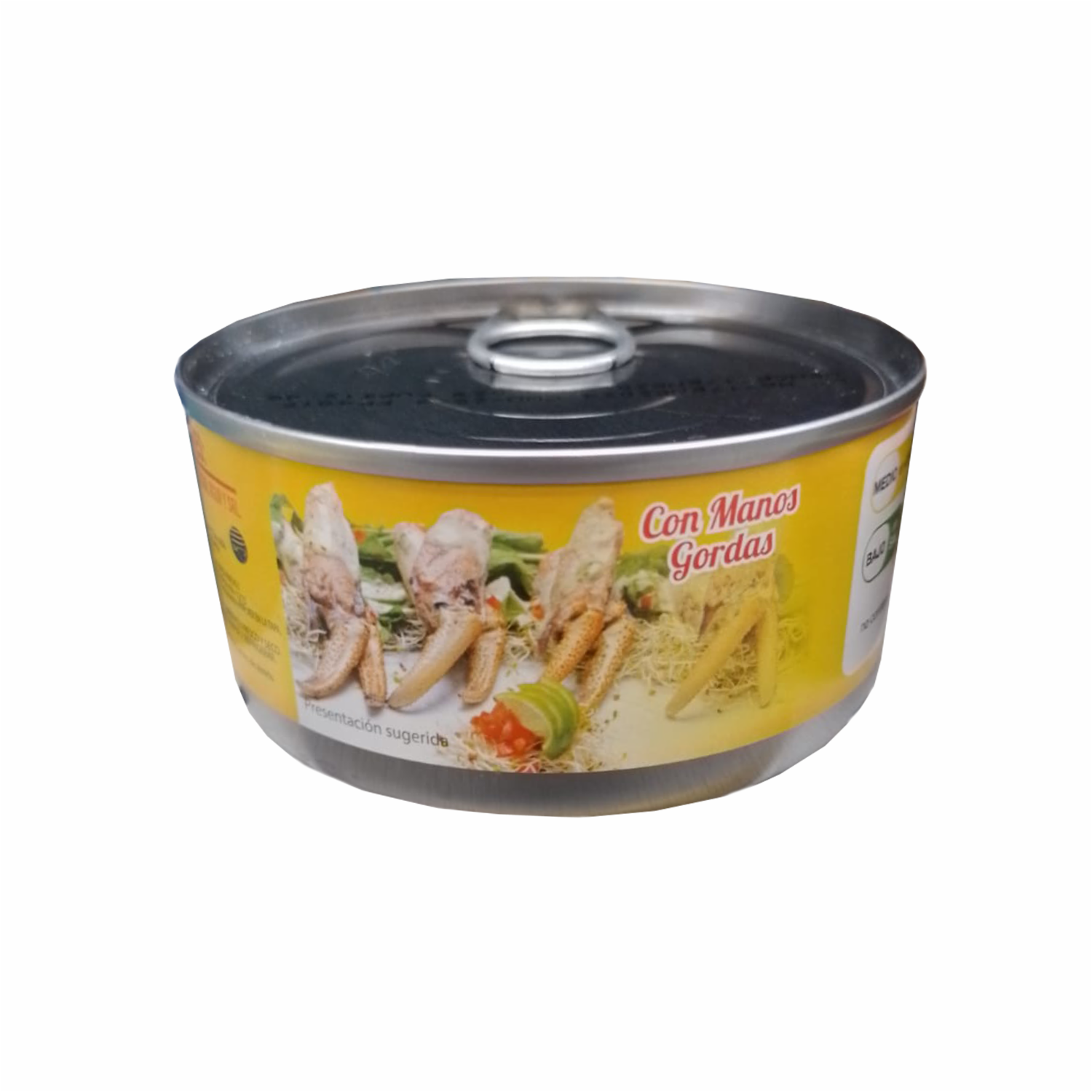 Carne De Cangrejo Cocida En Salmuera Con Manos Gordas Con Abre Fácil CANGREJO MANGLAR 175 G