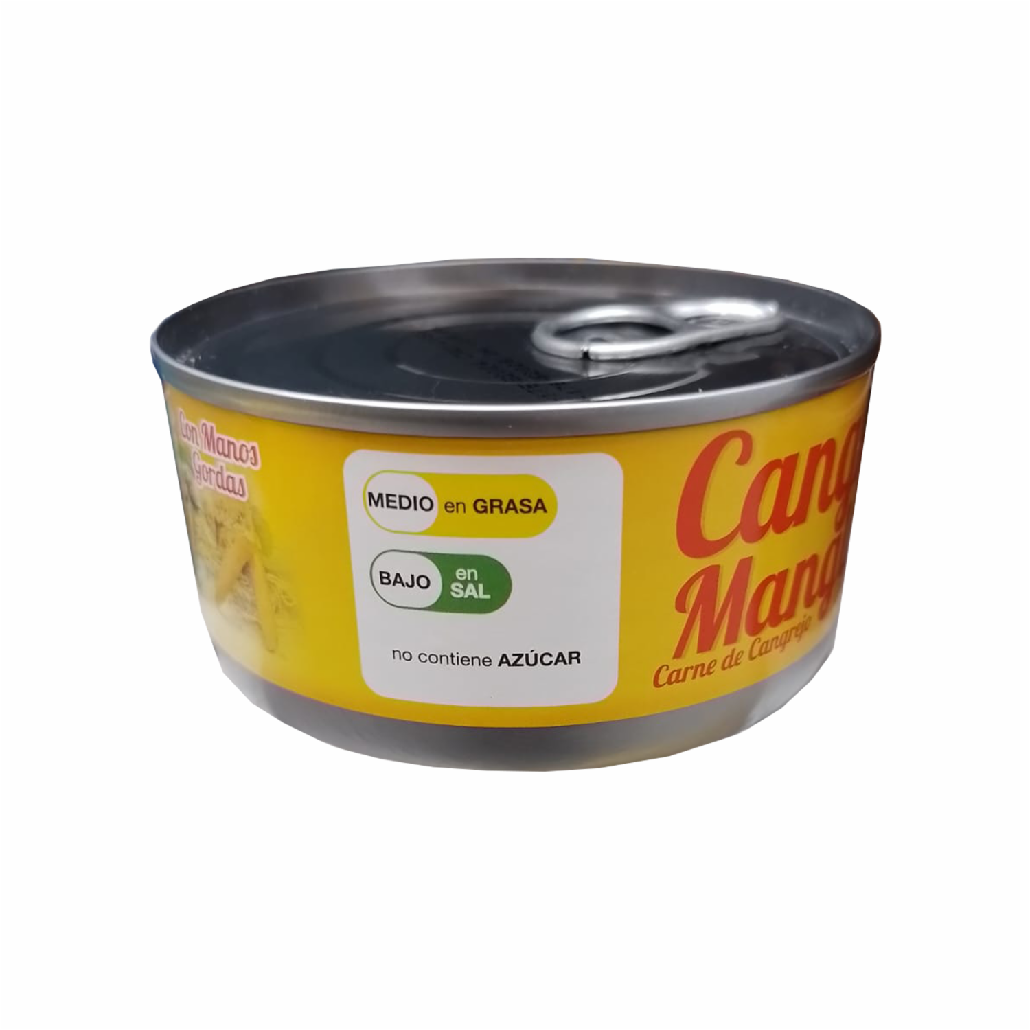 Carne De Cangrejo Cocida En Salmuera Con Manos Gordas Con Abre Fácil CANGREJO MANGLAR 175 G