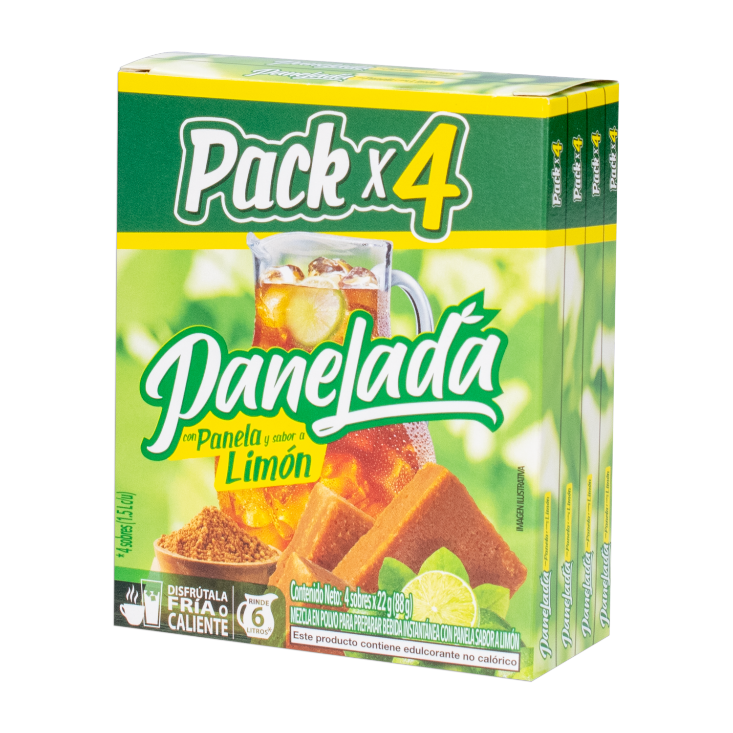 Té Frio Sabor A Limón Pack PANELADA 4 X 22 G