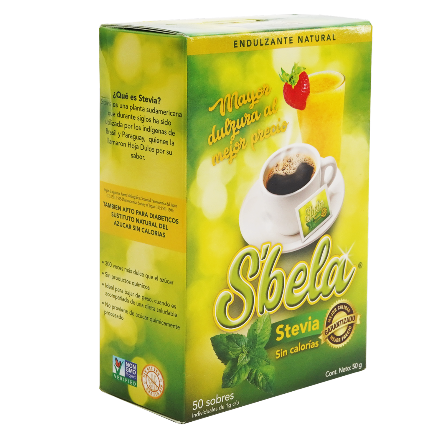 Endulzante Sin Gluten Bela STEVIA LIFE 50 G