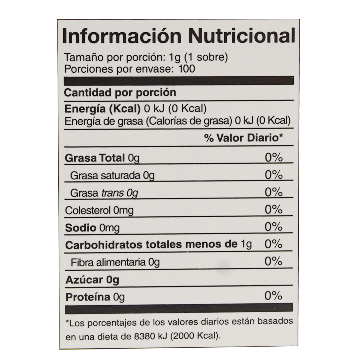 Endulzante Sin Gluten Bela STEVIA LIFE 100 G