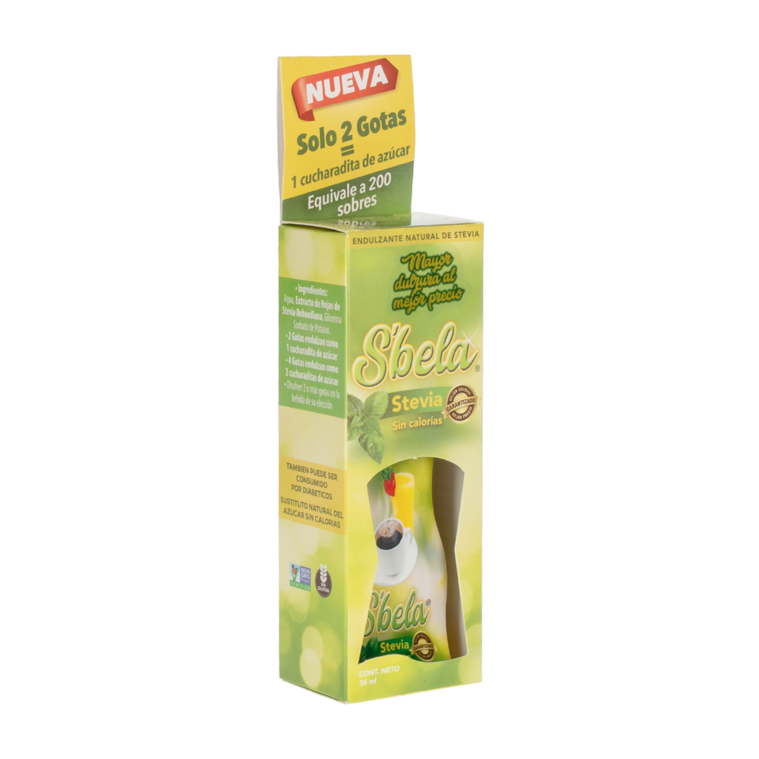 Stevia Liquida S’BELA 35 Ml