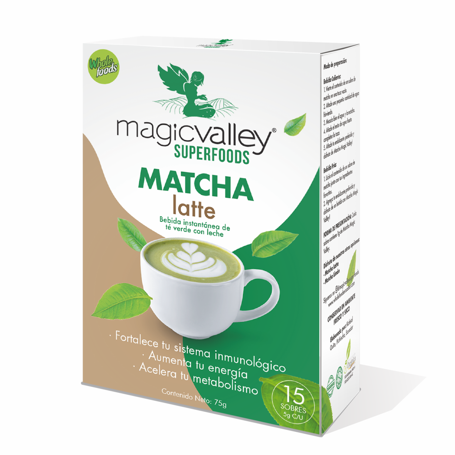 Matcha En Polvo MAGIC VALLEY SUPERFOODS 75 G