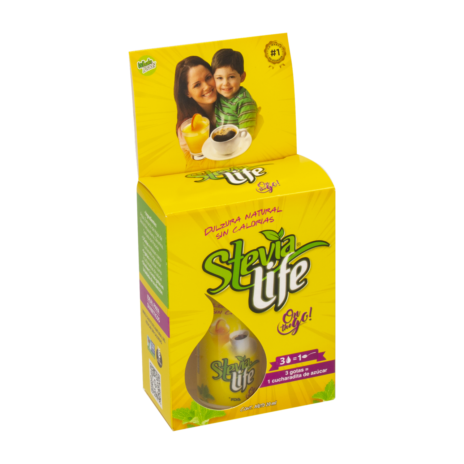 Endulzante En Gotas STEVIA LIFE 20 Ml
