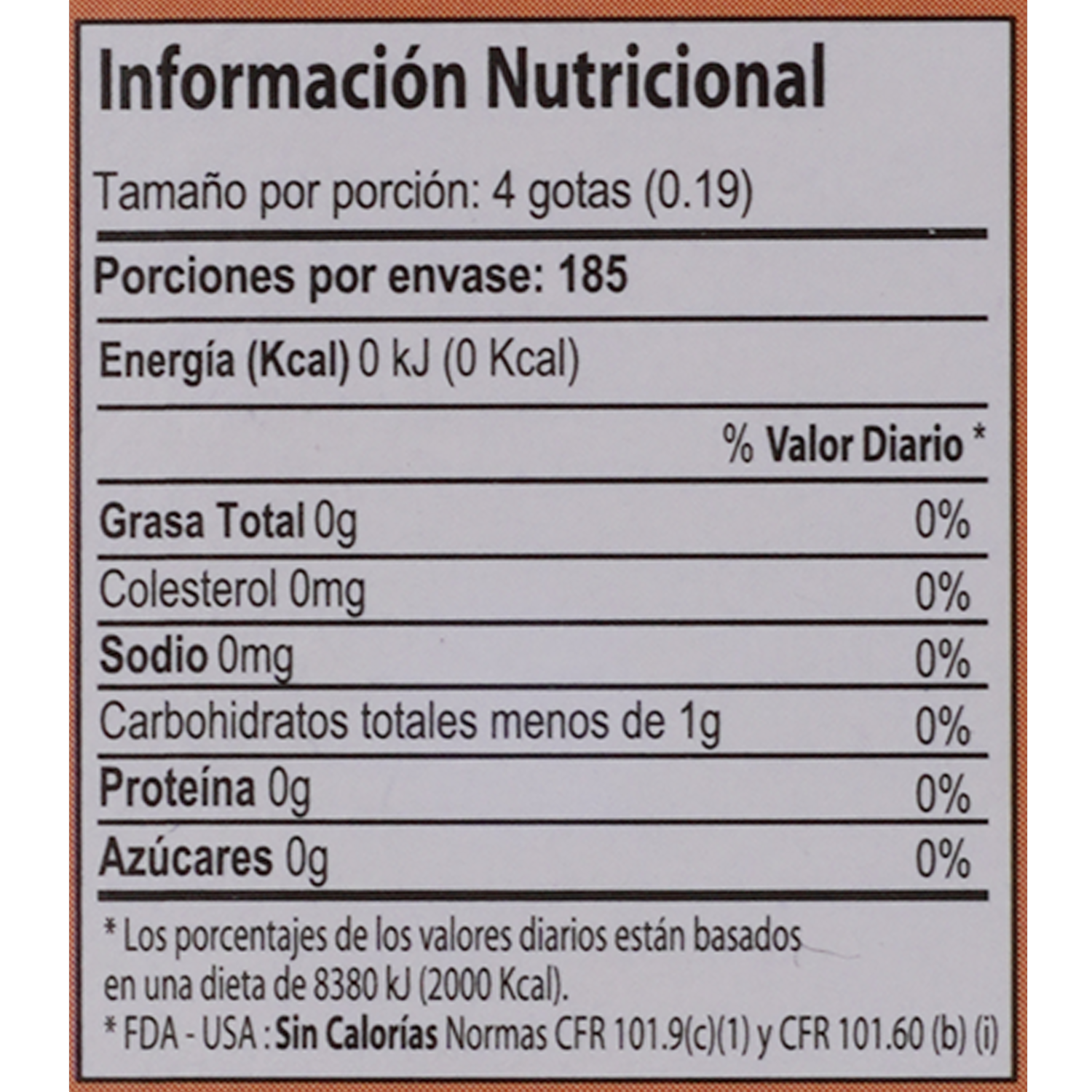 Endulzante Dulzura Milenaria Sin Calorías MONK FRUT 35 Ml