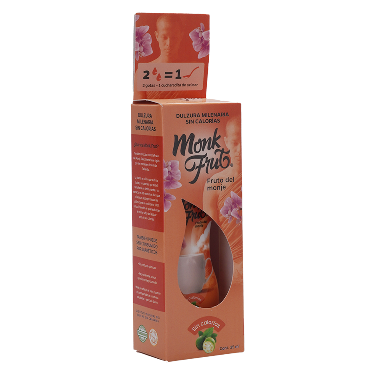 Endulzante Dulzura Milenaria Sin Calorías MONK FRUT 35 Ml